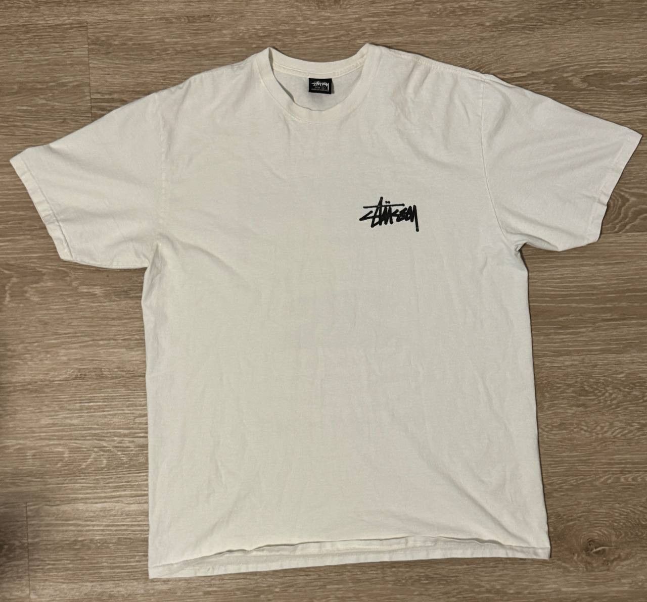 Stussy Stussy Pigment dyed tee "Telephone" Size US L / EU 52-54 / 3 - 2 Thumbnail