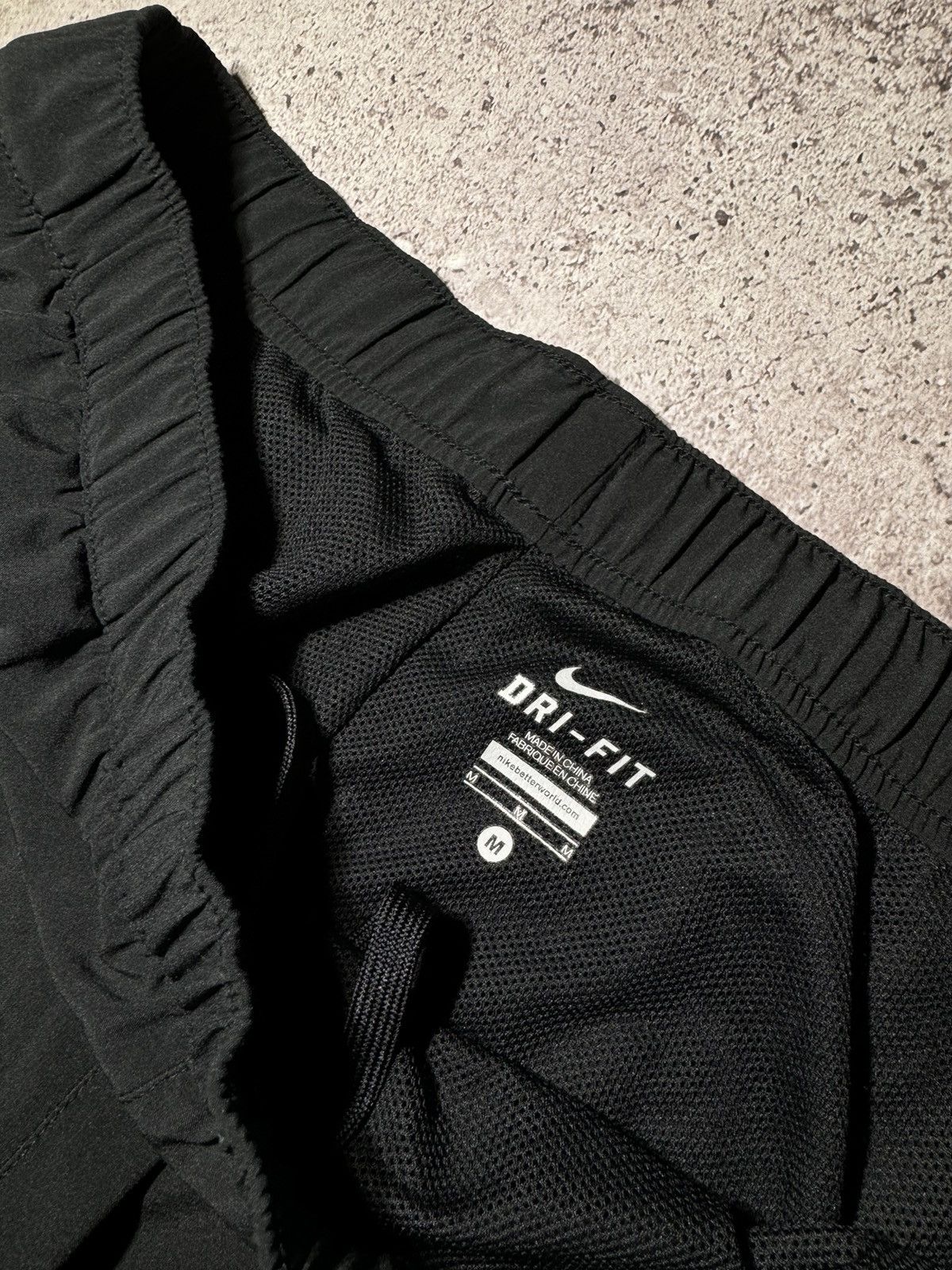 Nike × Vintage Nike Vintage Streetwear Casual Drill y2k Black Sweatpants Size US 32 / EU 48 - 7 Thumbnail