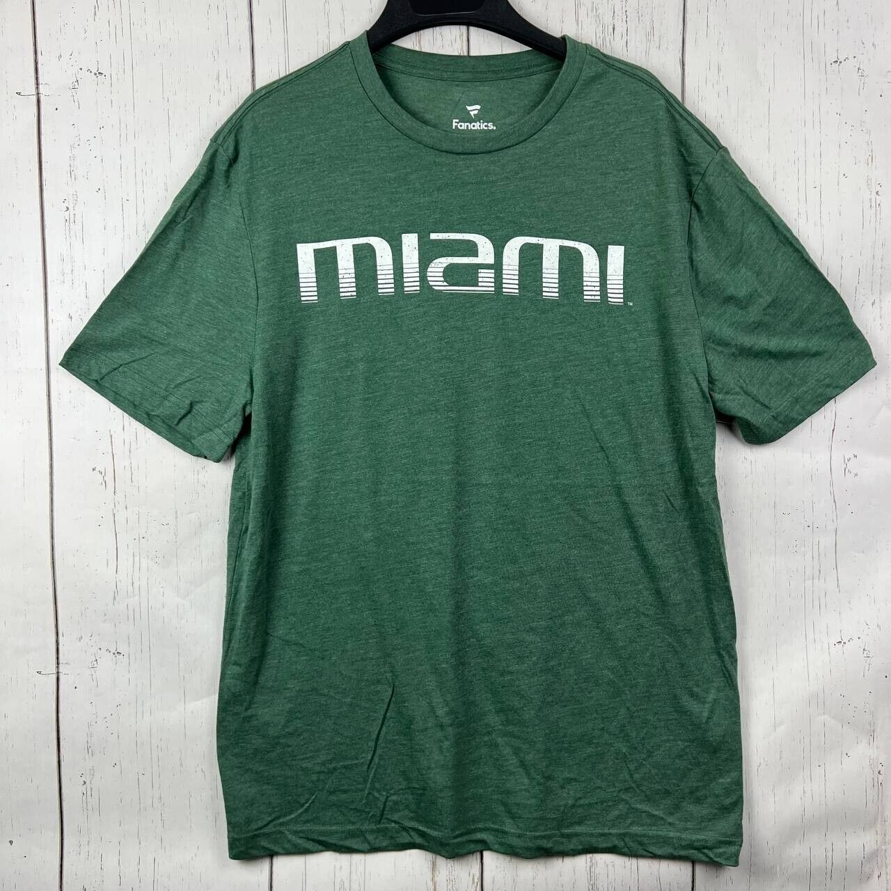 NCAA Miami Hurricanes NCAA Large Fanatics Casual T-Shirt Green Size US L / EU 52-54 / 3 - 1 Thumbnail