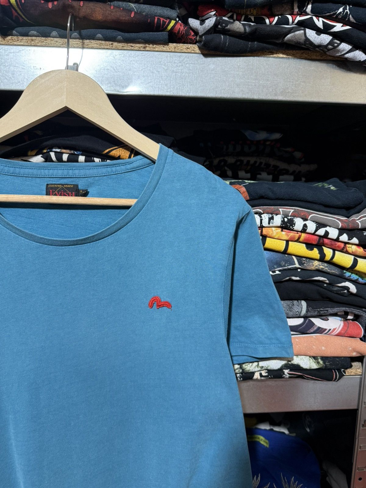 Evisu Y2K Vintage Evisu Small Logo Bird Logo Opium T-shirt Hype Size US XL / EU 56 / 4 - 3 Thumbnail