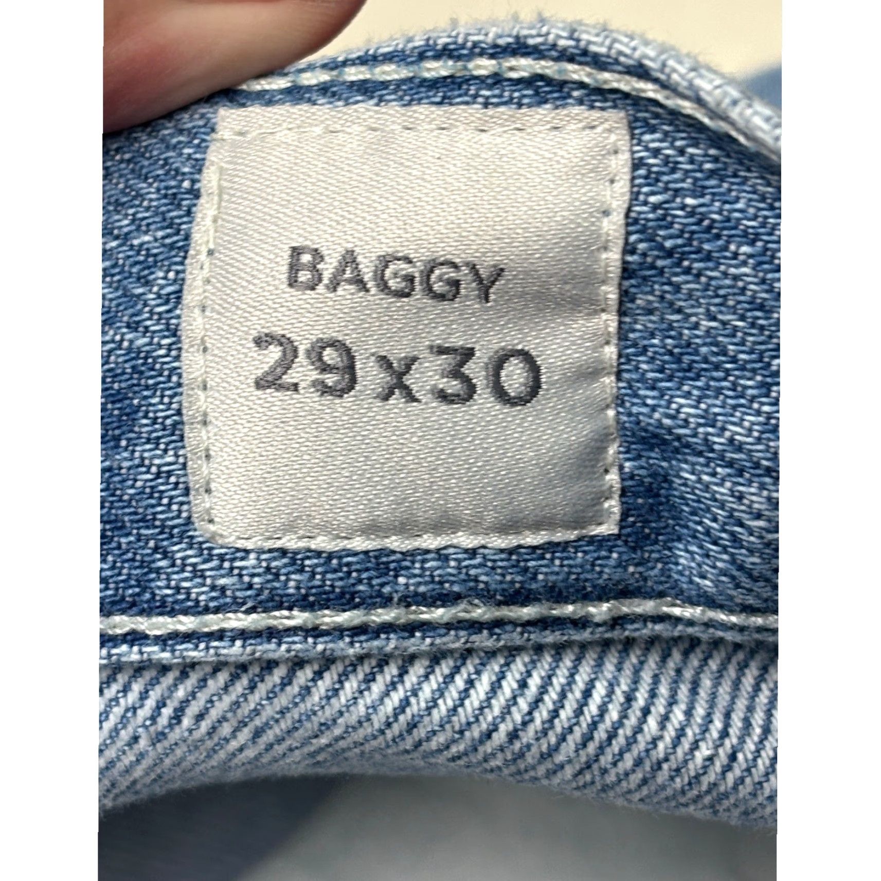Pacsun PacSun Baggy Carpenter Jeans Women's 29x30 Light Wash Utility Pockets Wide Leg Size 29" - 6 Thumbnail