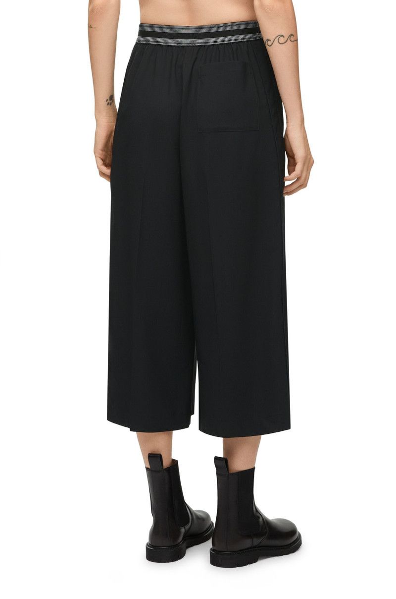 Loewe o1in1g0426 Cropped Trouser in Black Size 28" / US 6 / IT 42 - 4 Thumbnail
