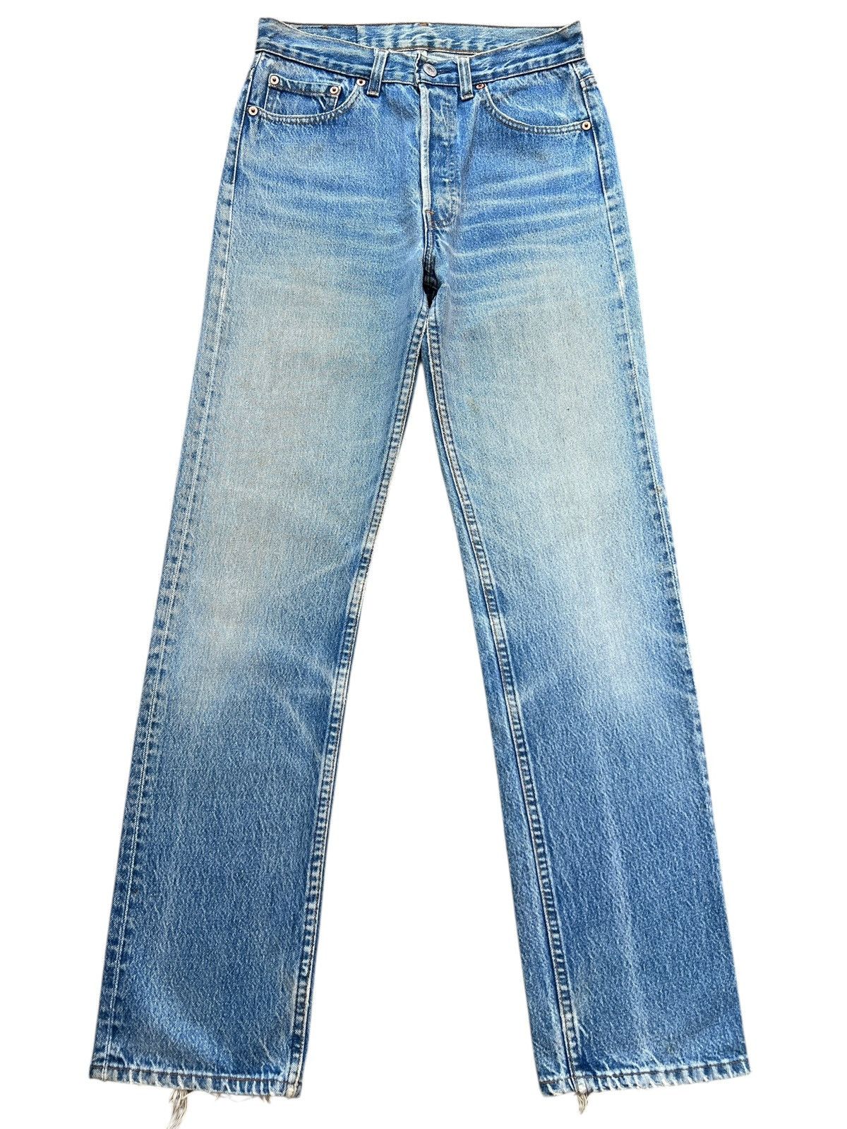 Levi's Vintage 90s Levis 501 Stonewash Denim Jeans Size US 30 / EU 46 - 2 Thumbnail