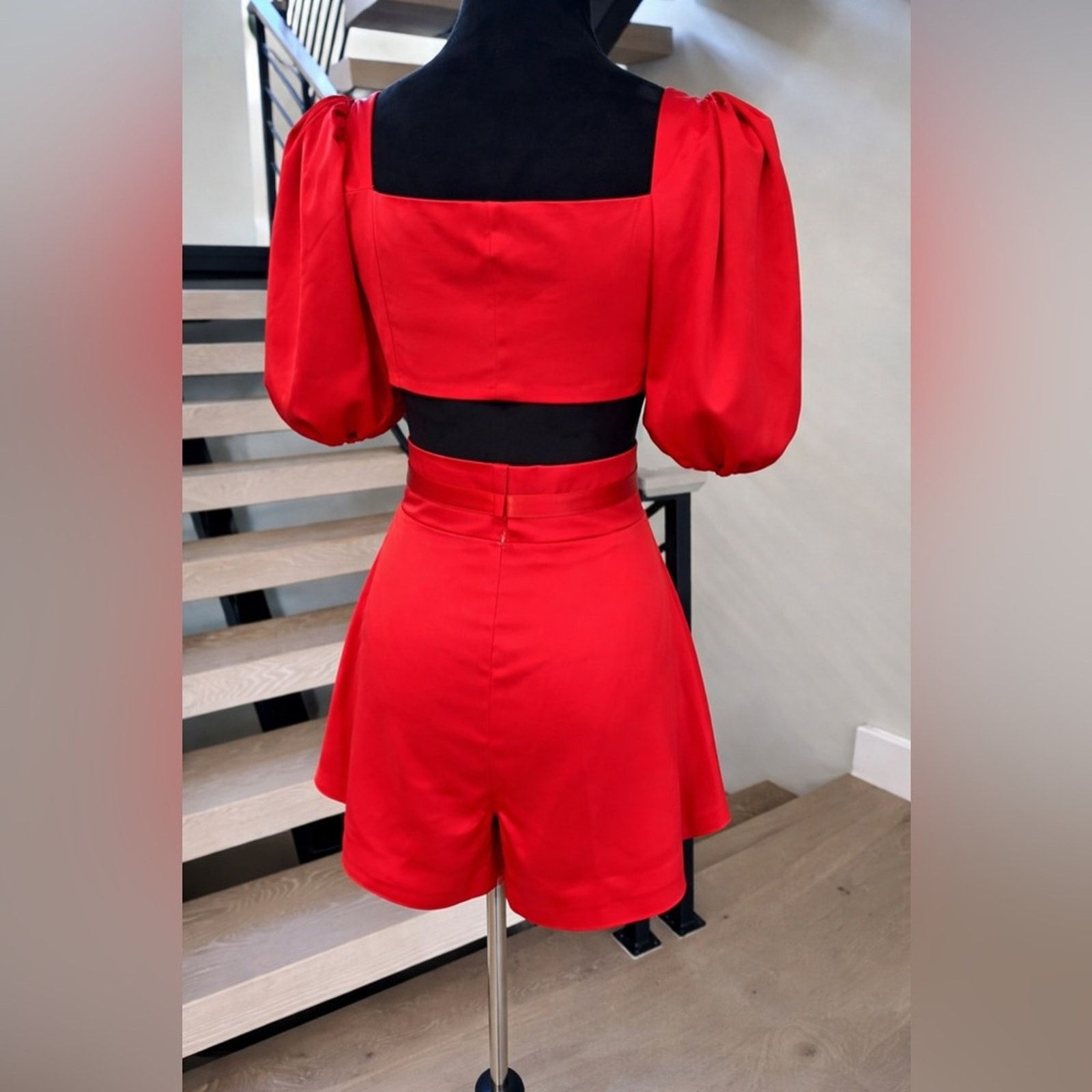 Other New Y2K Bold Red Buckle Highwaisted 2 piece set size S Size 26" / US 2 / IT 38 - 4 Thumbnail