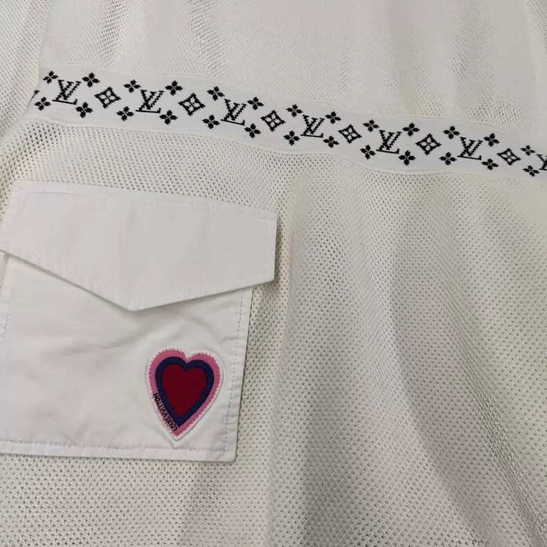 Louis Vuitton Louis Vuitton Solitaire Print White Long Sleeve Dress Size XS / US 0-2 / IT 36-38 - 5 Thumbnail