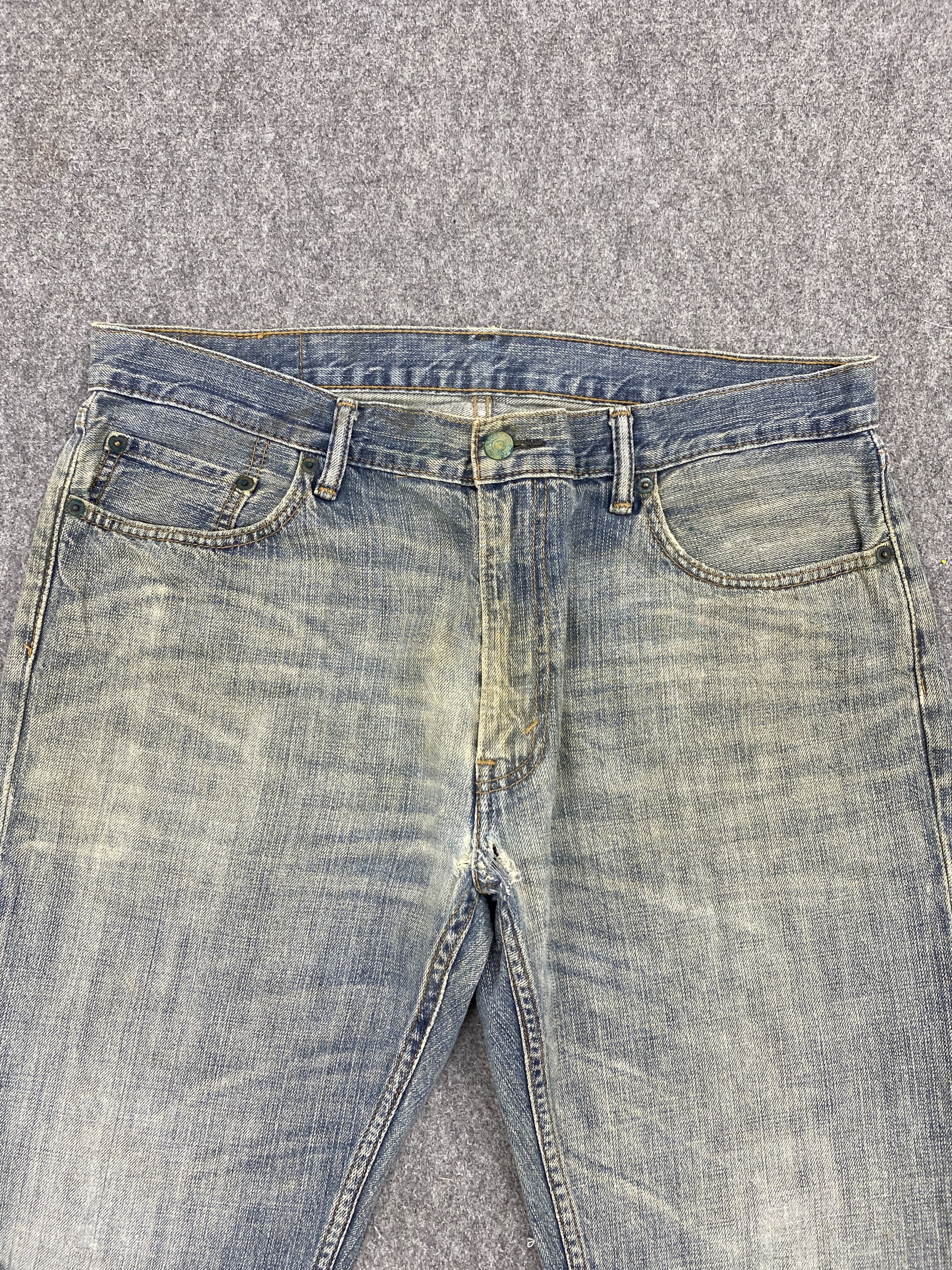 Levi's Faded Blue Vintage Levi's 559 Jeans DP2644 Size US 35 - 2 Thumbnail