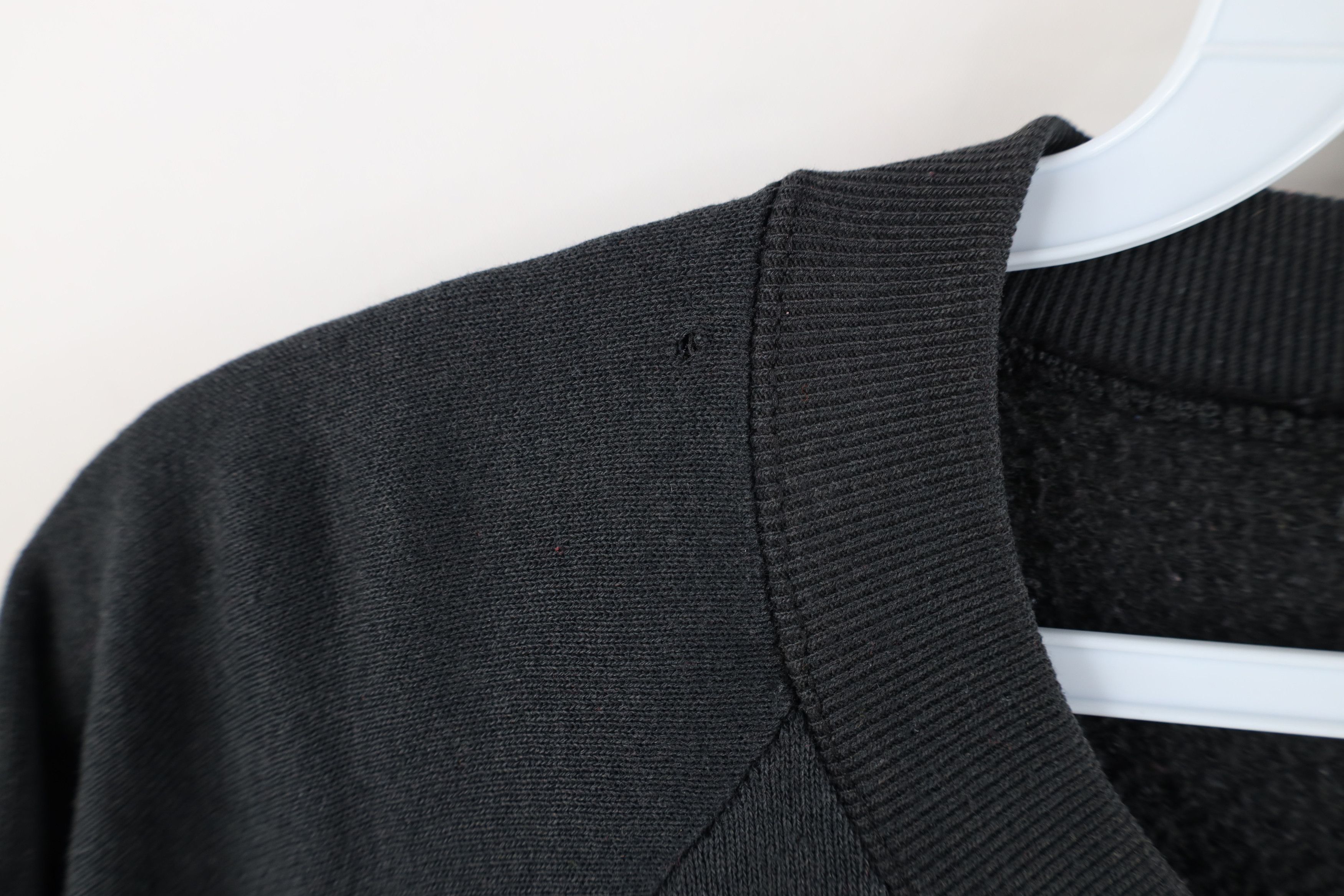 Vintage Vintage 90s Streetwear Blank Crewneck Sweatshirt Black USA Size US L / EU 52-54 / 3 - 7 Thumbnail