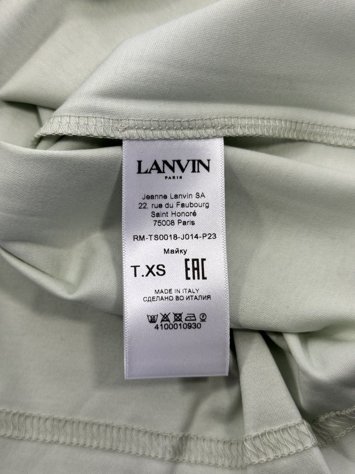 Lanvin MAGIELA OVERSIZED T-SHIRT Size US XS / EU 42 / 0 - 5 Thumbnail