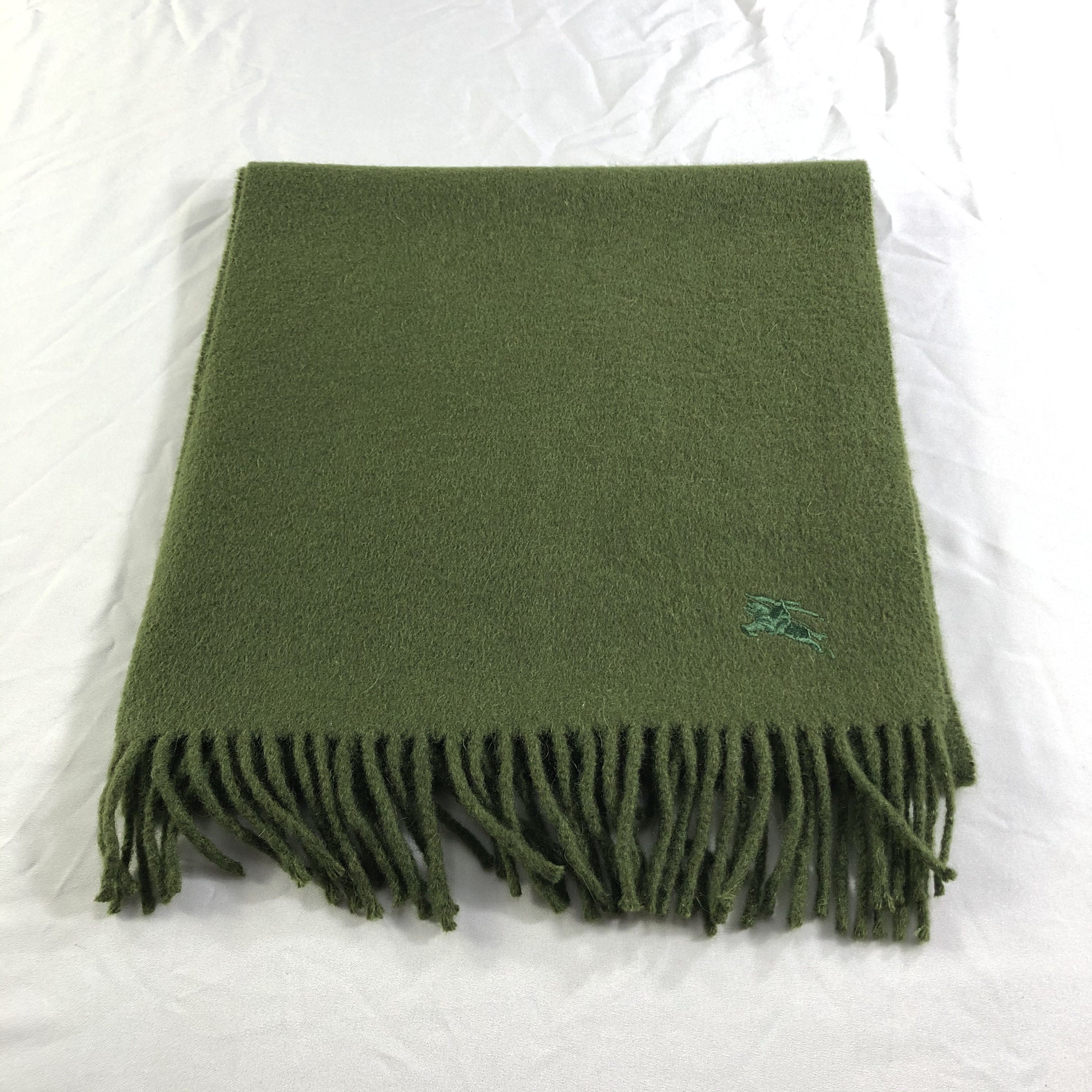 Burberry Burberrys Cashmere Scarf Muffler Neckwear V2339 Size ONE SIZE - 3 Thumbnail