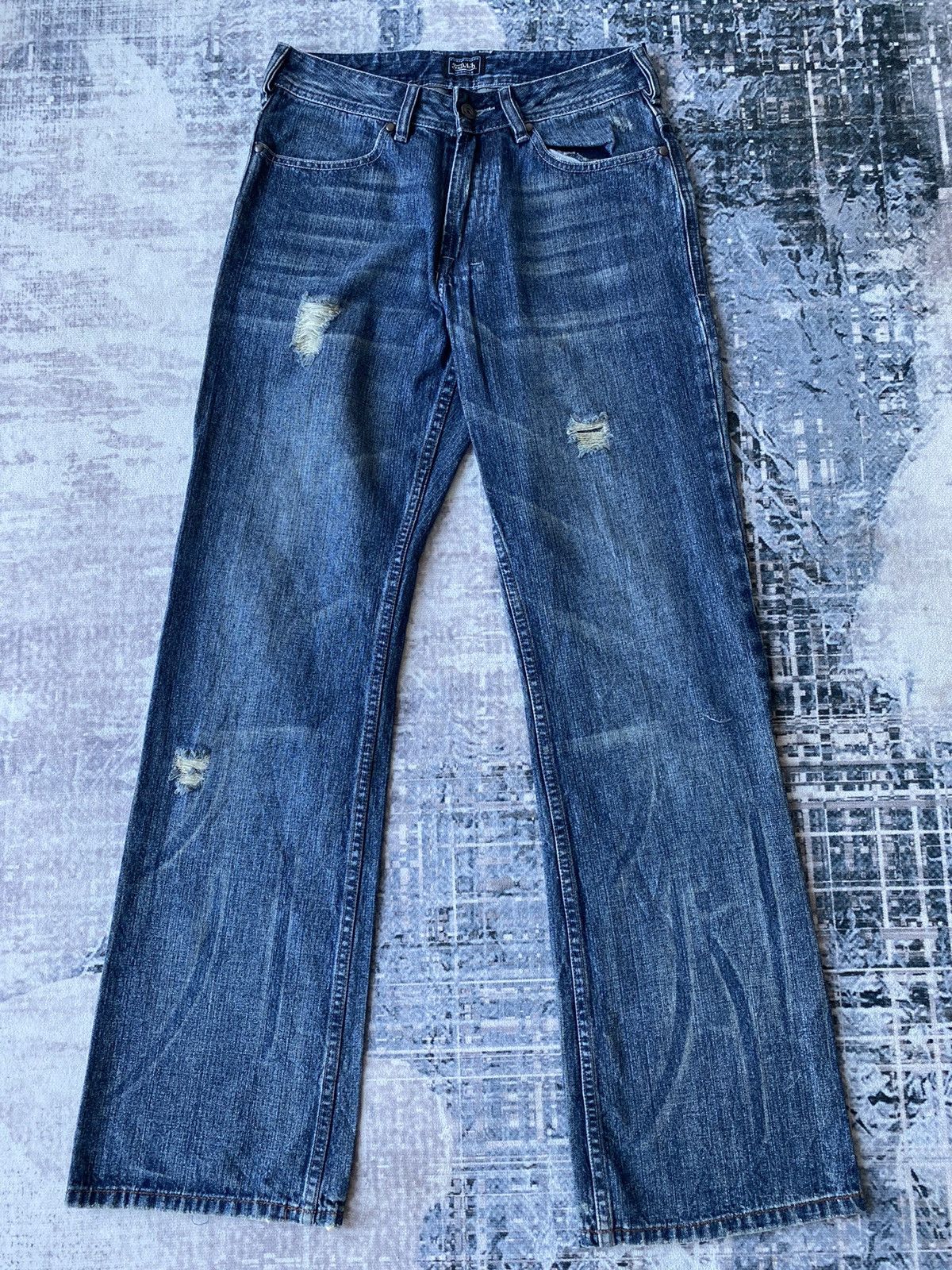 Japanese Brand × Vintage × Von Dutch Vintage Von Dutch Distressed Jeans Size US 28 / EU 44 - 1 Thumbnail