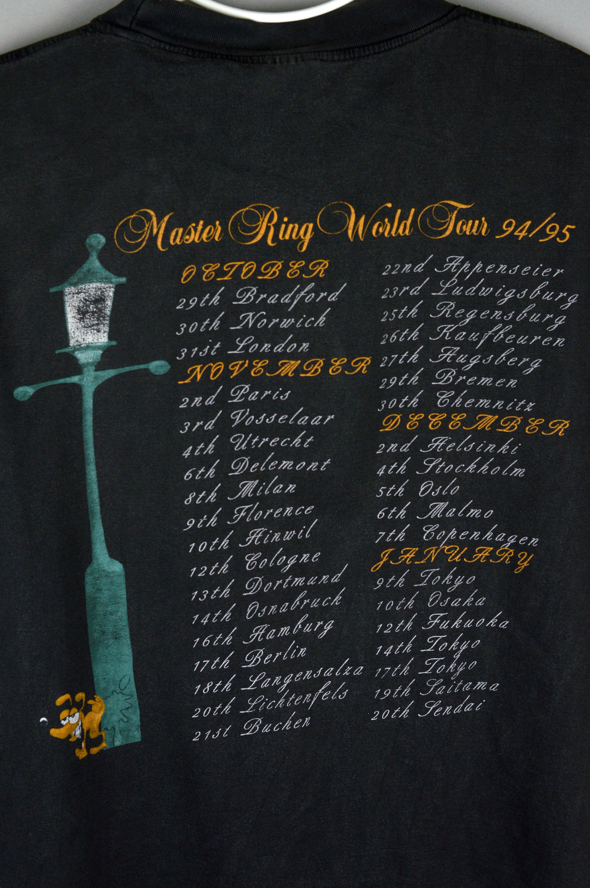Vintage Helloween Master Ring World Tour 94 95 t shirt - toestory.in