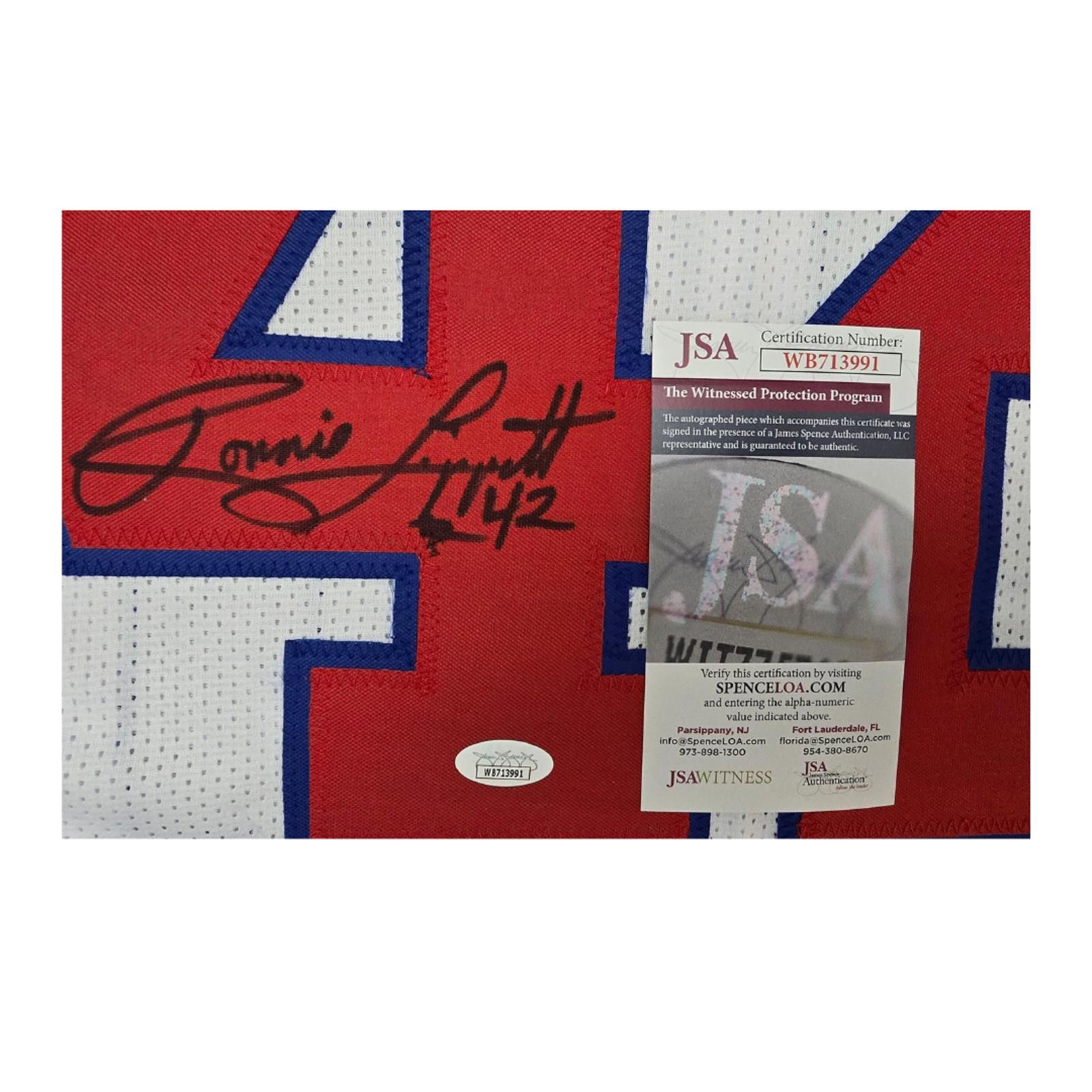 Other Ronnie Lippett Autographed Football Jersey W/COA (XL) Size ONE SIZE - 4 Thumbnail