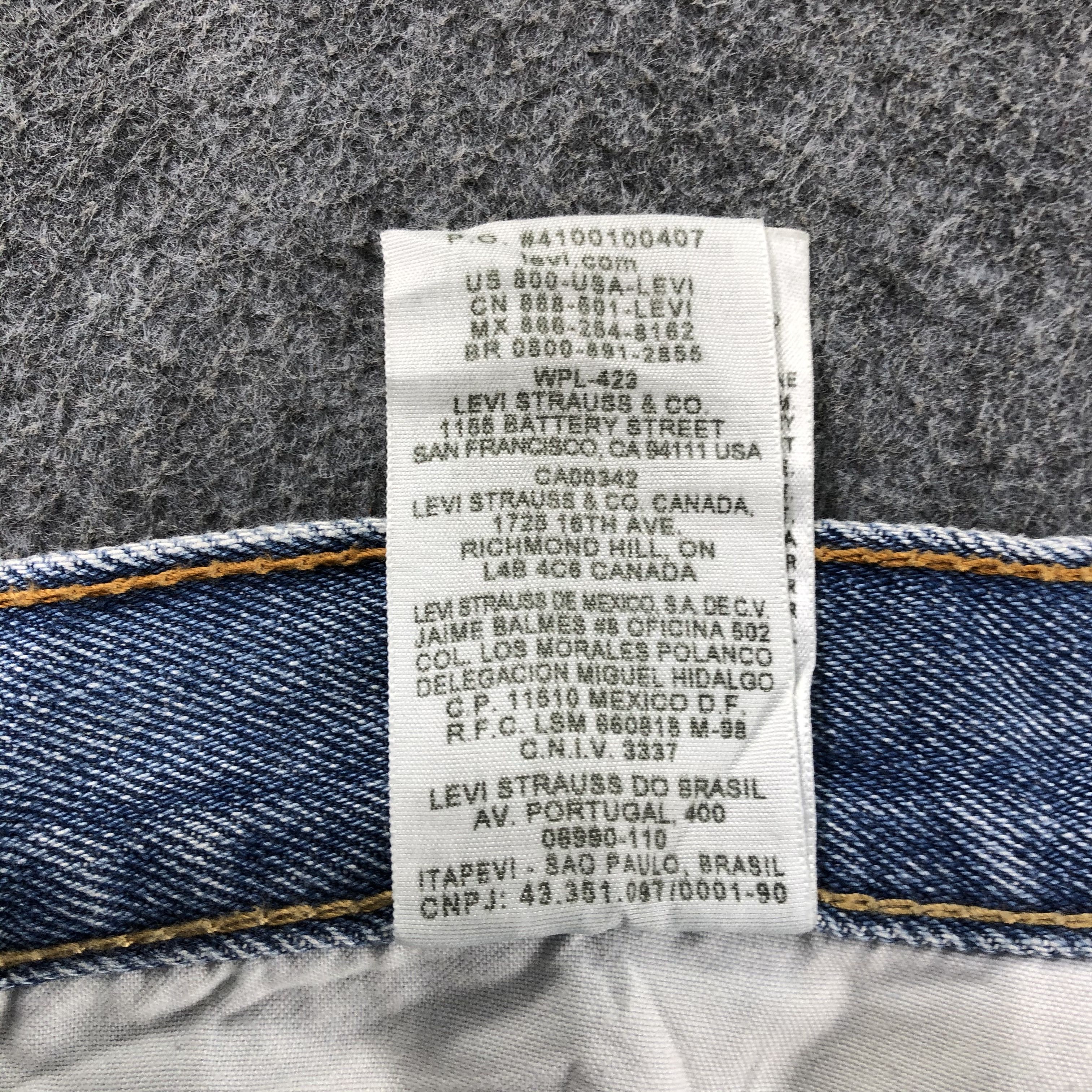 Levi's Vintage Blue Wash Levis 505 Jeans-J2588 Size US 42 / EU 58 - 17 Thumbnail