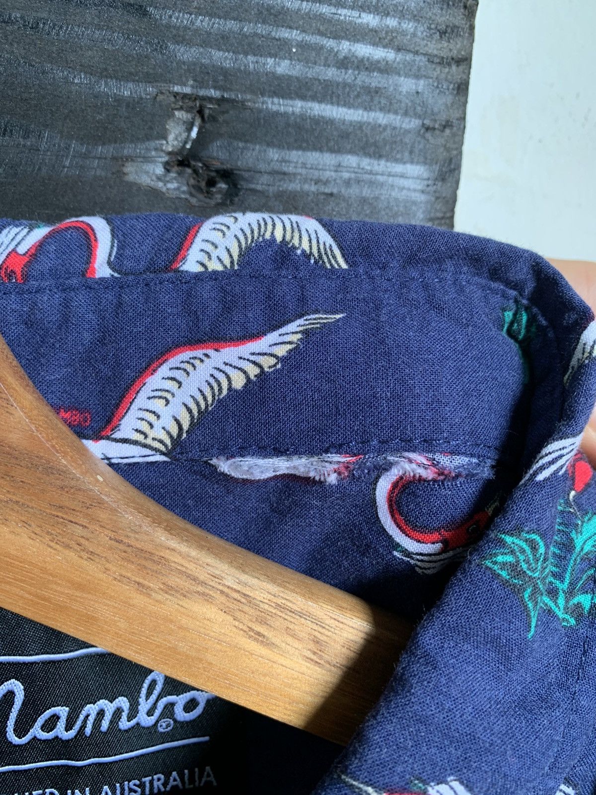 Mambo × Vintage Mambo Loud Mangoose Hawaiian Shirt Size US L / EU 52-54 / 3 - 10 Thumbnail