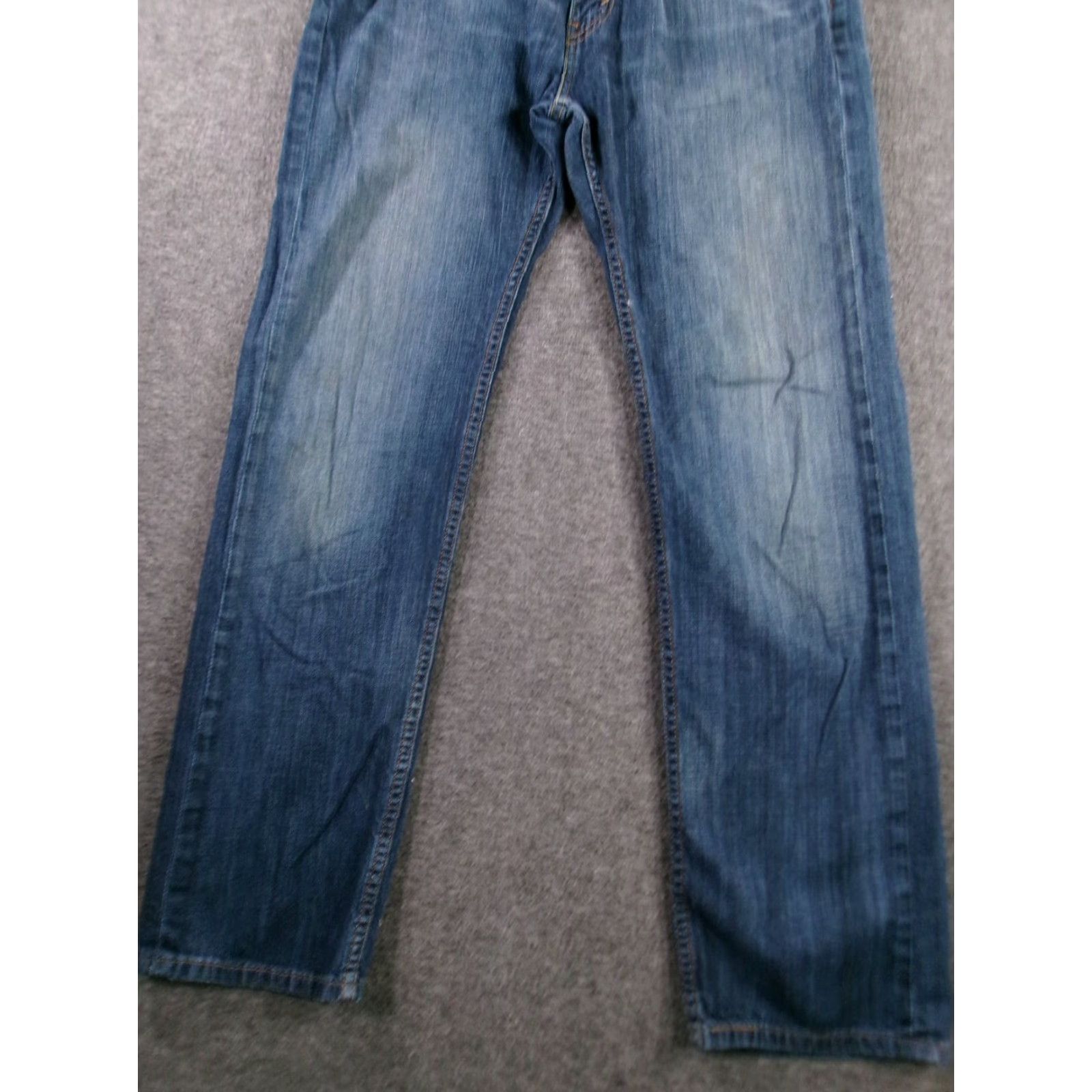 Vintage Levis 505 Jeans Men 32X32 Blue Straight Regular Fit Medium Wash Casual Denim Cotton Jeans USA 90s Theme Mens Size US 32 / EU 48 - 3 Thumbnail