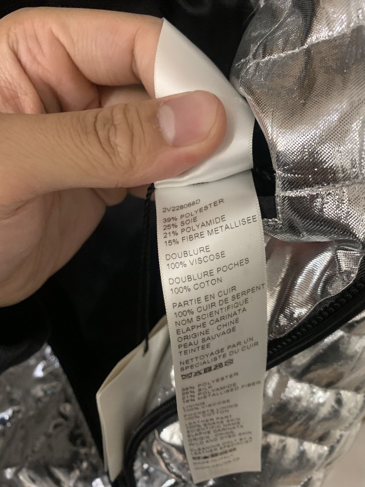 Celine Celine 2019SS Crocodile patten silk teddy jacket Size US M / EU 48-50 / 2 - 5 Thumbnail