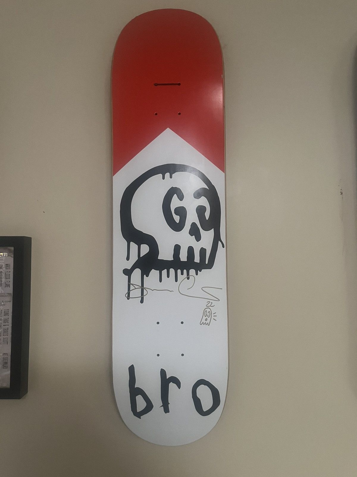 Other Skull Gucci Ghost Skateboard Deck by Trouble Andrew Size ONE SIZE - 3 Thumbnail