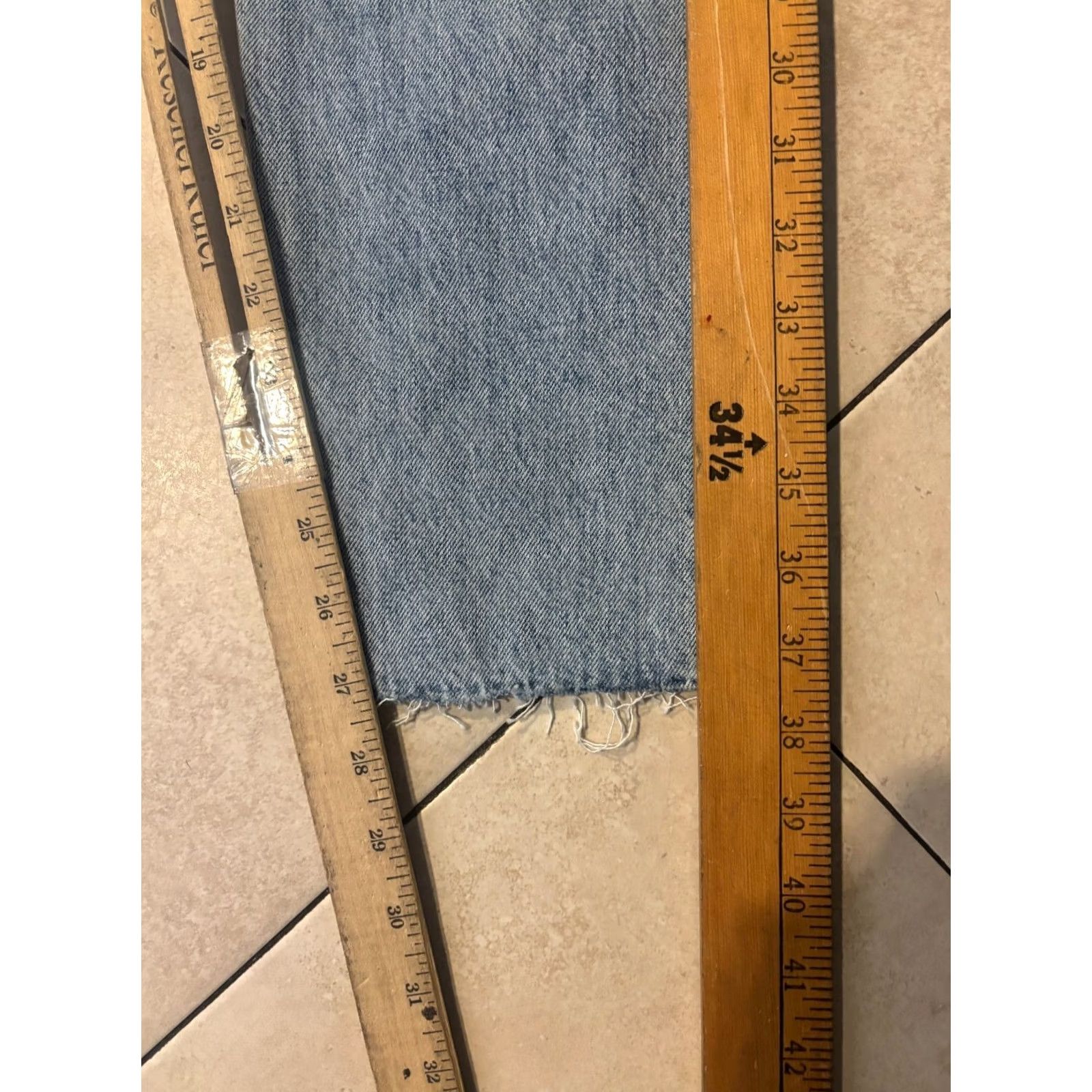 Agolde Agolde Womens Jamie Jeans Size 29 Blue Denim Destroyed High Rise Ankle Shakedown 90s Bohemian City Size 29" - 7 Thumbnail