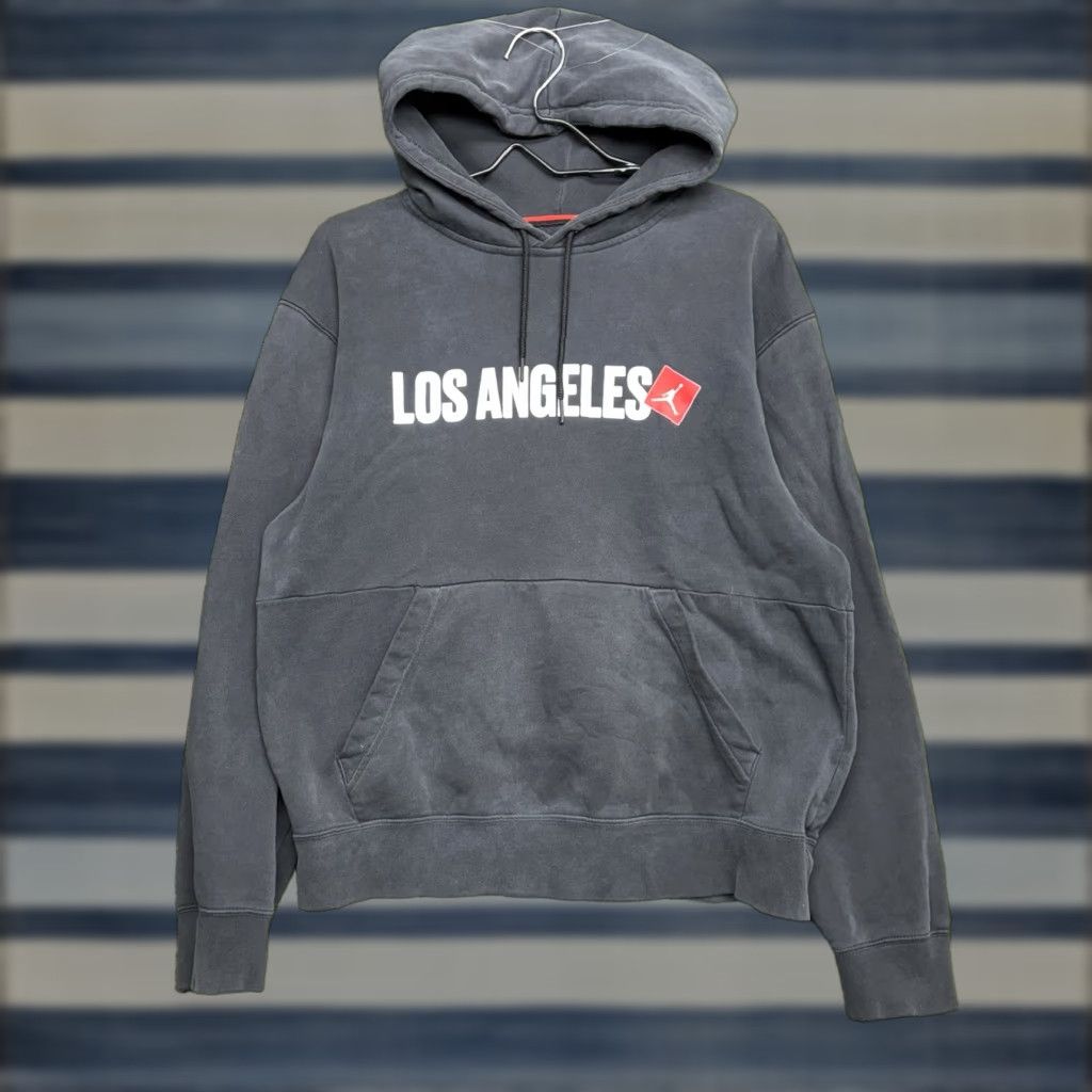 Jordan Brand Jordan Hoodie Men Small Black Pullover Casual Drawstring Fleece Logo Hooded Sweatshirt Size US S / EU 44-46 / 1 - 1 Thumbnail