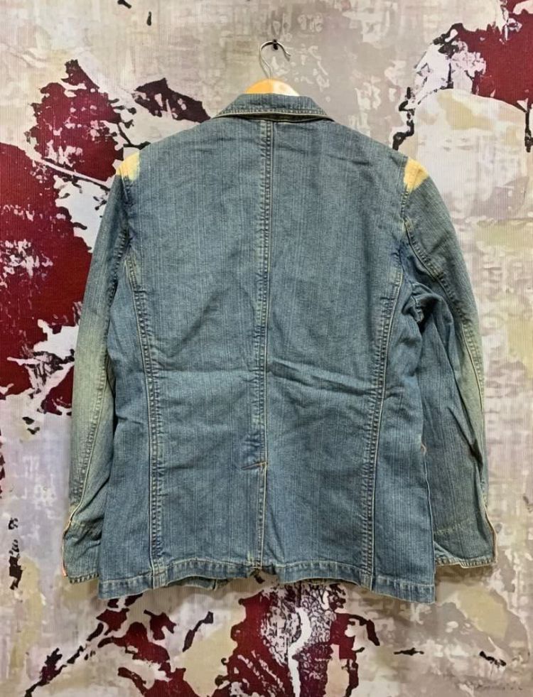 Smith's American Vintage Smith American Denim Light Blazer Jacket Size US M / EU 48-50 / 2 - 2 Thumbnail