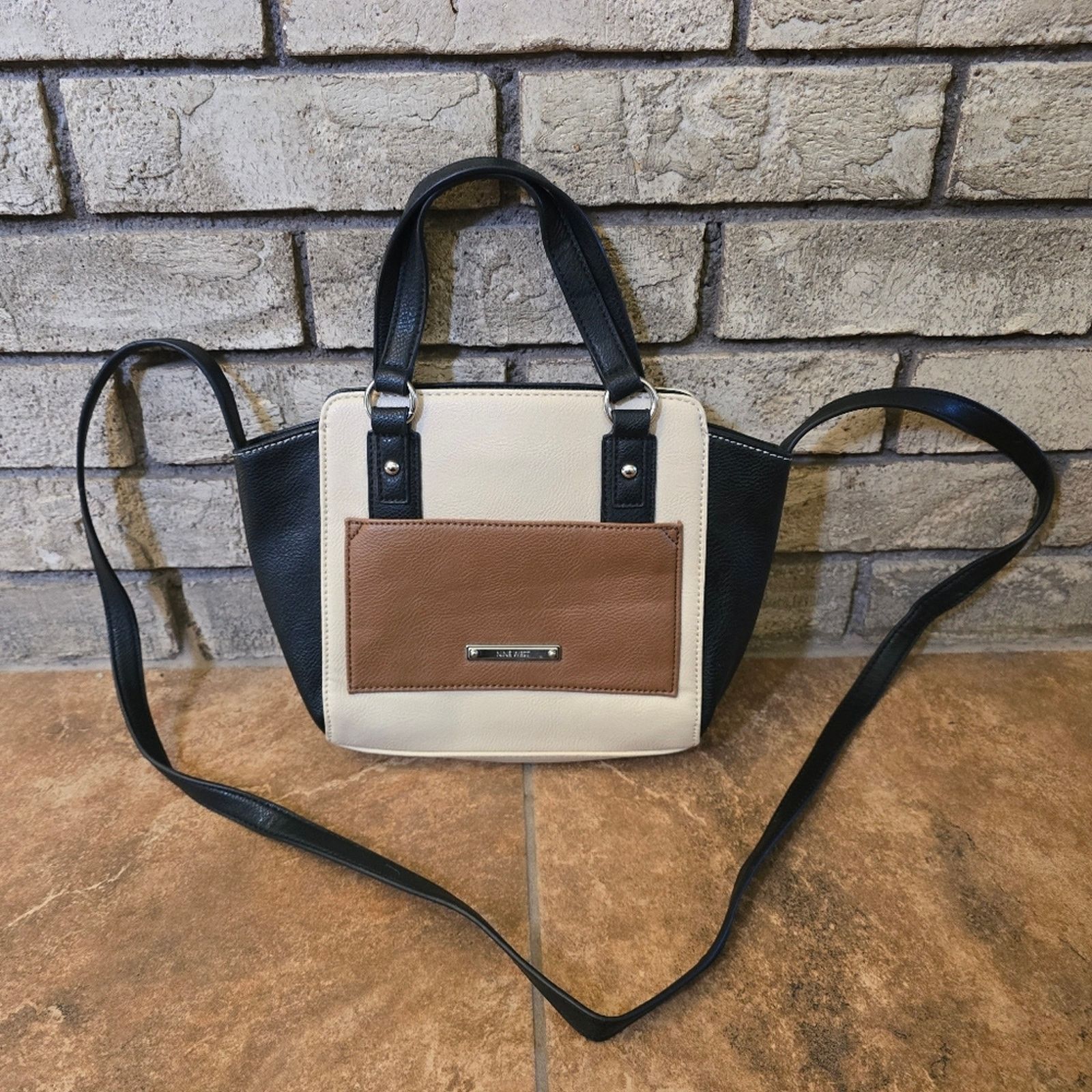 Nine West Multicolored Colorblock Nine West Handbag Size ONE SIZE - 1 Thumbnail