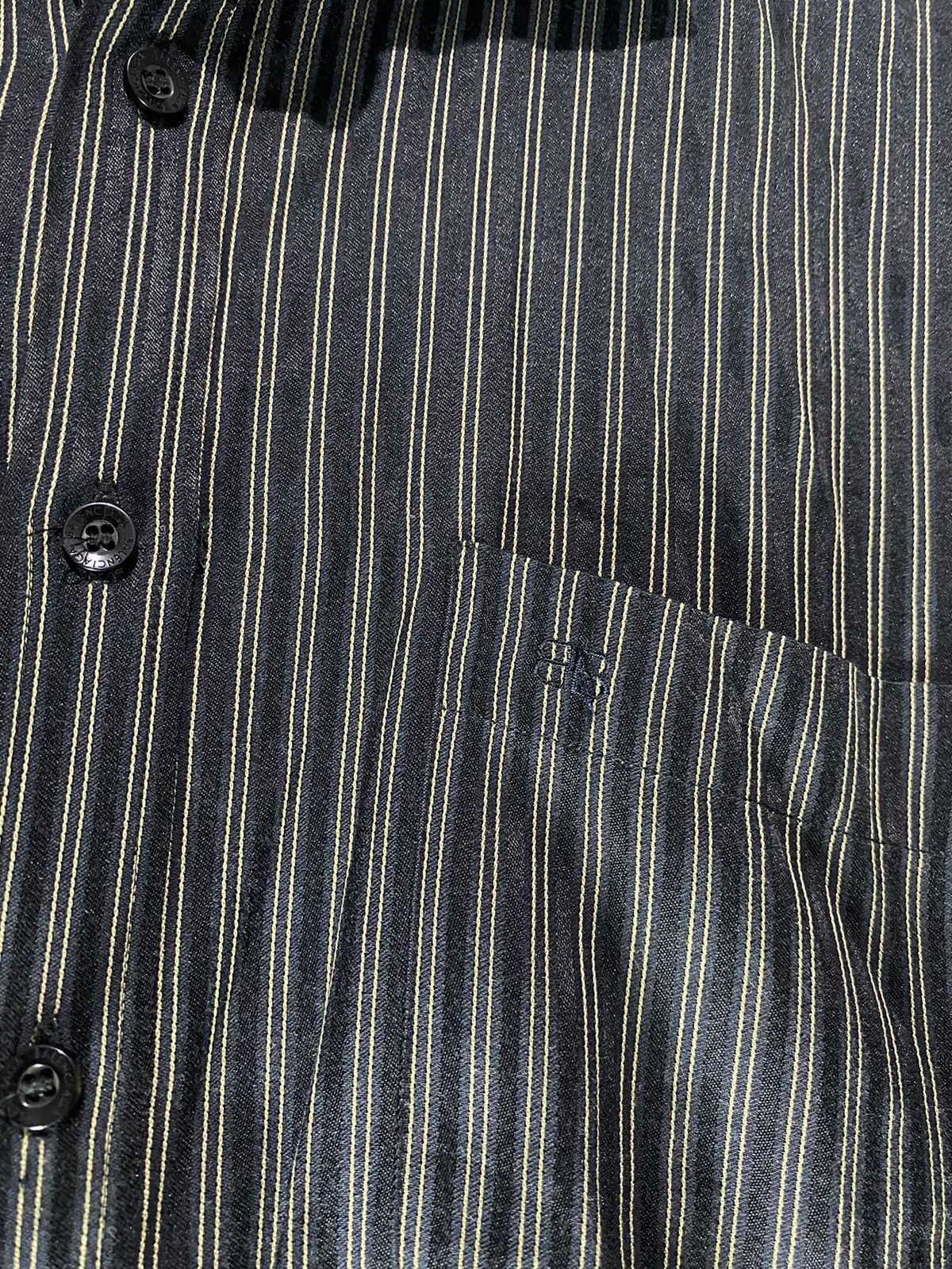Balenciaga Vintage balenciaga striped button shirt Size US XL / EU 56 / 4 - 4 Thumbnail