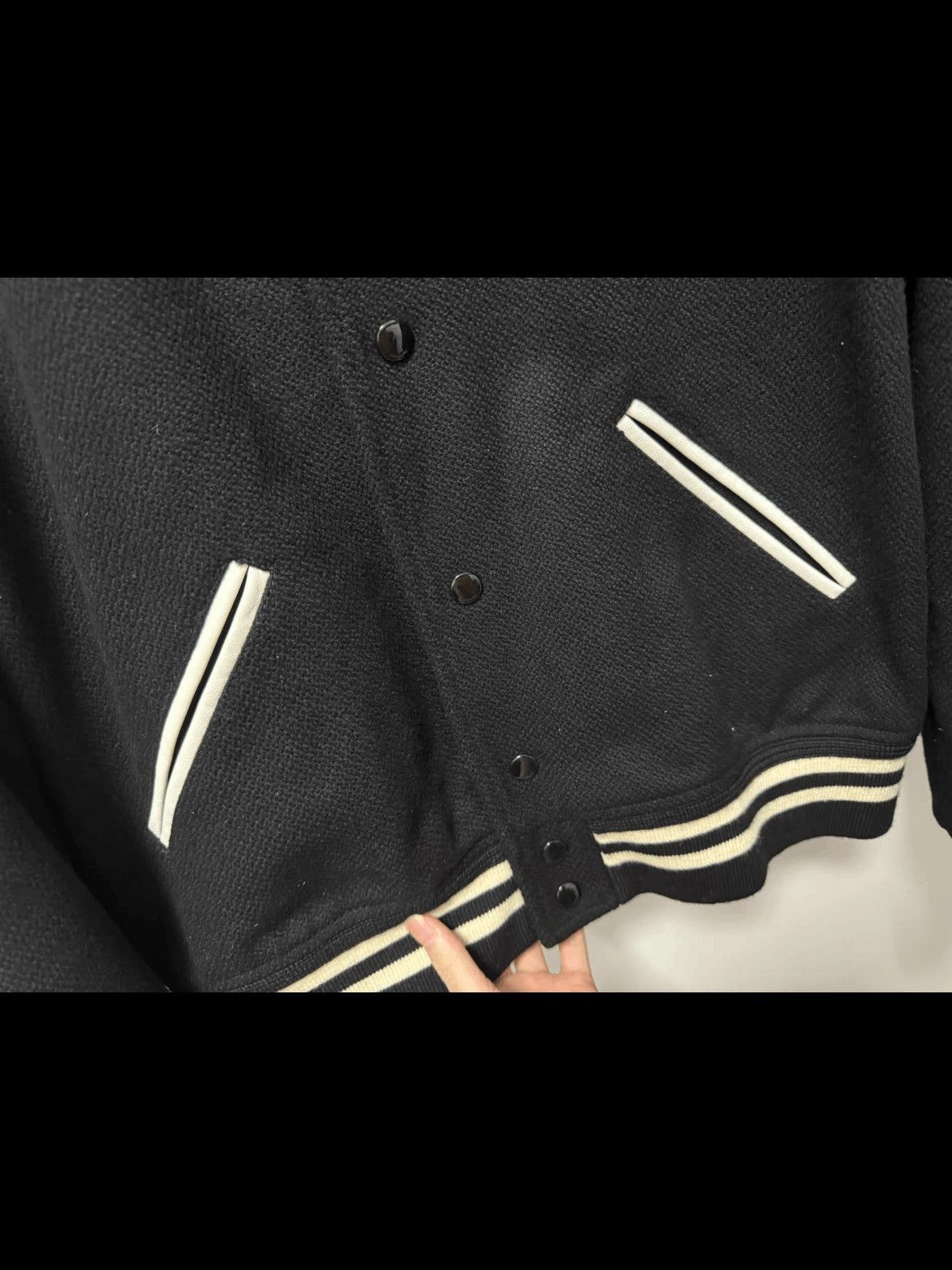 Saint Laurent Paris Sz 50 Saint Laurent Paris 21AW Leather Joint Teddy Jacket-2 Size US M / EU 48-50 / 2 - 3 Thumbnail