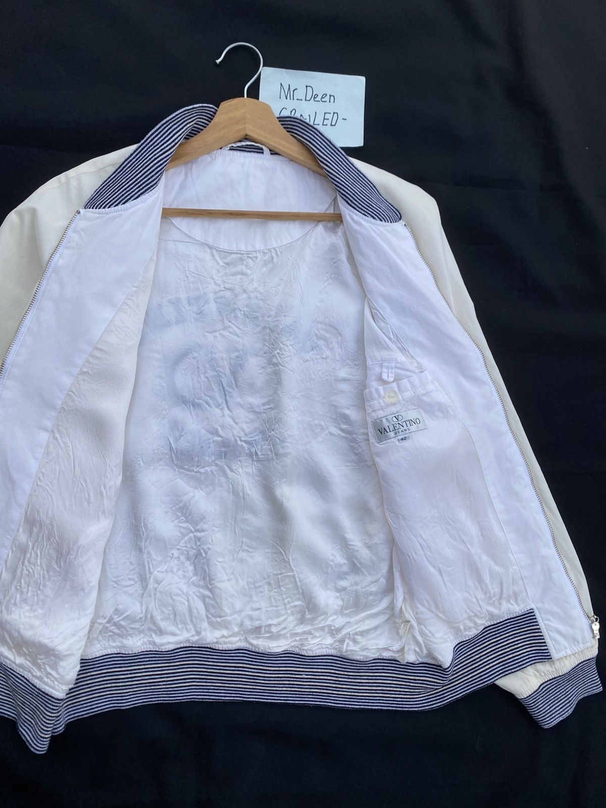 Valentino Rare Vintage Valentino Jeans Big Logo Cotton Jacket Size US M / EU 48-50 / 2 - 18 Thumbnail