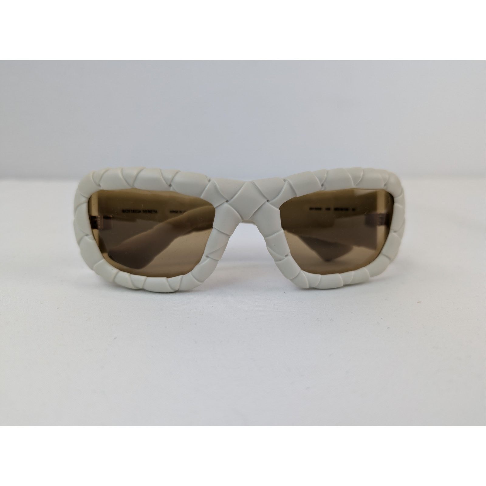Bottega Veneta o1rshd1 Size: OS / Intrecciato Rectangular Sunglasses Size ONE SIZE - 2 Thumbnail
