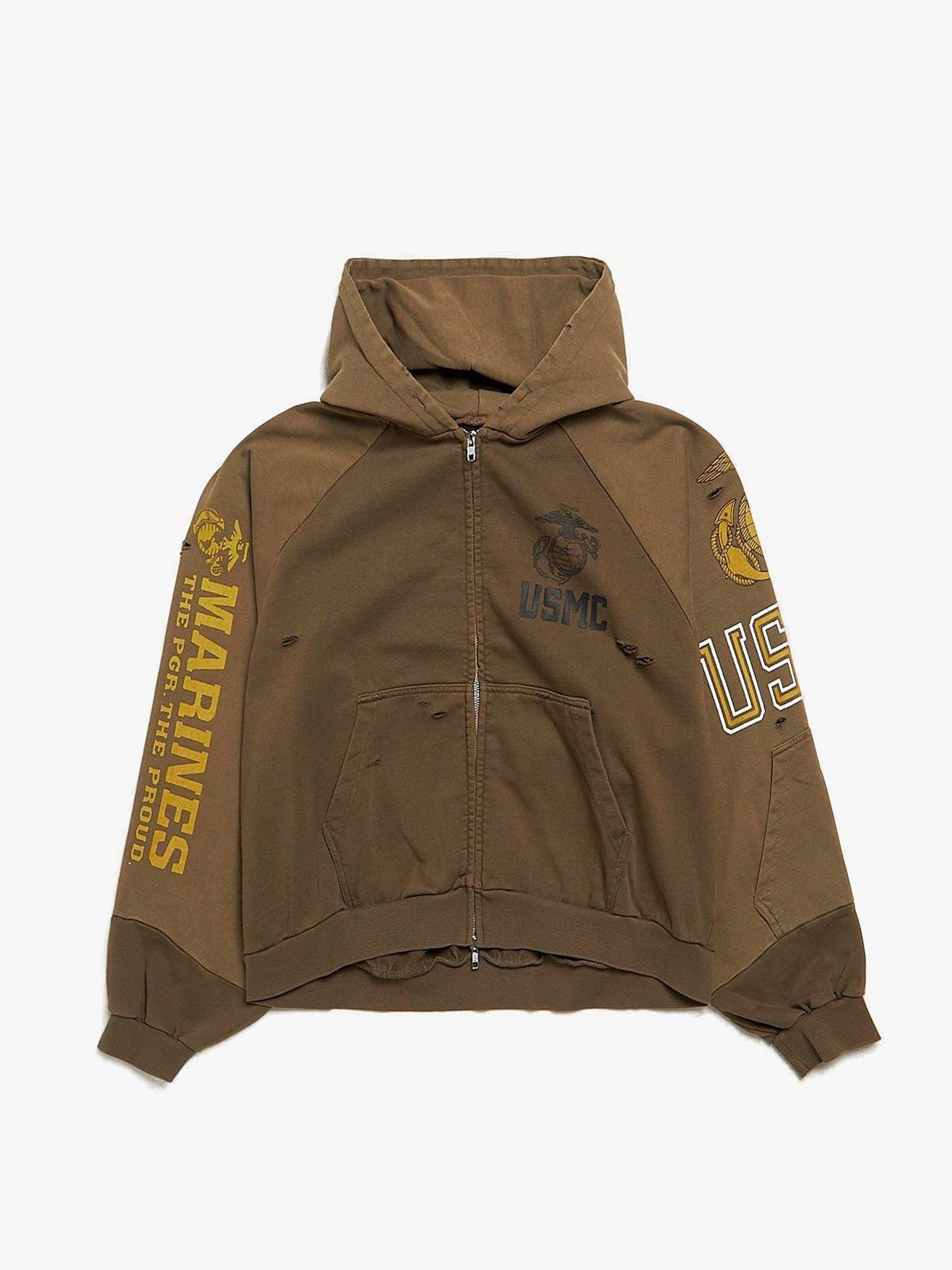 Mastermind Japan × PROJECT G/R RECONSTRUCTED FOLDED HOODIE stk