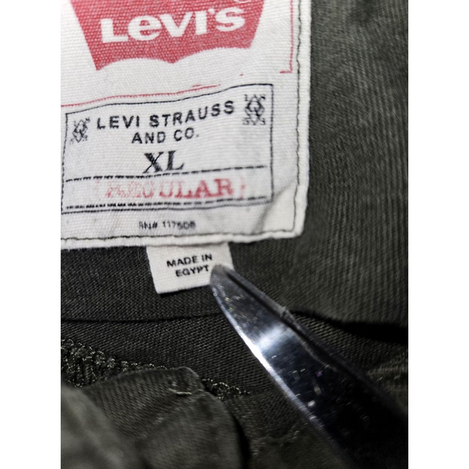 Levi's Levi's Shirt Mens XL Green Long Sleeve Button-Up Two Pocket Casual Workwear 90s Classic Outdoor Vintage: No Size US XL / EU 56 / 4 - 3 Thumbnail
