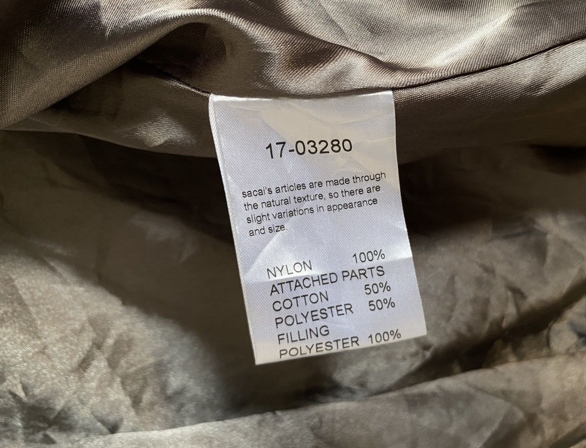 Sacai Very Rare Brand Sacai Technical Twill Bomber Jacket 2000s Size US S / EU 44-46 / 1 - 10 Thumbnail