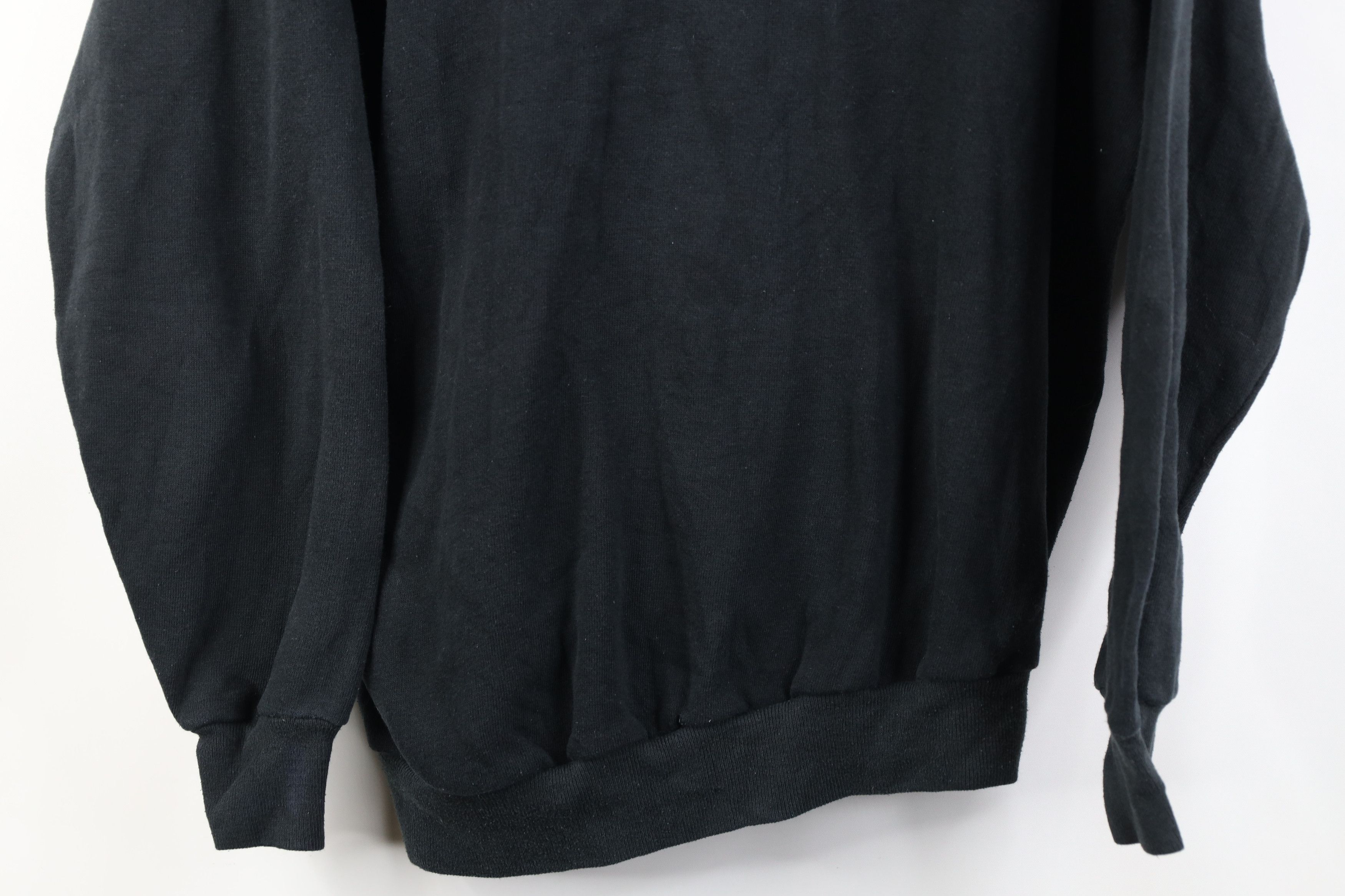 Dickies Vintage 70s 80s Dickies Blank Crewneck Sweatshirt Black USA Size US L / EU 52-54 / 3 - 3 Thumbnail