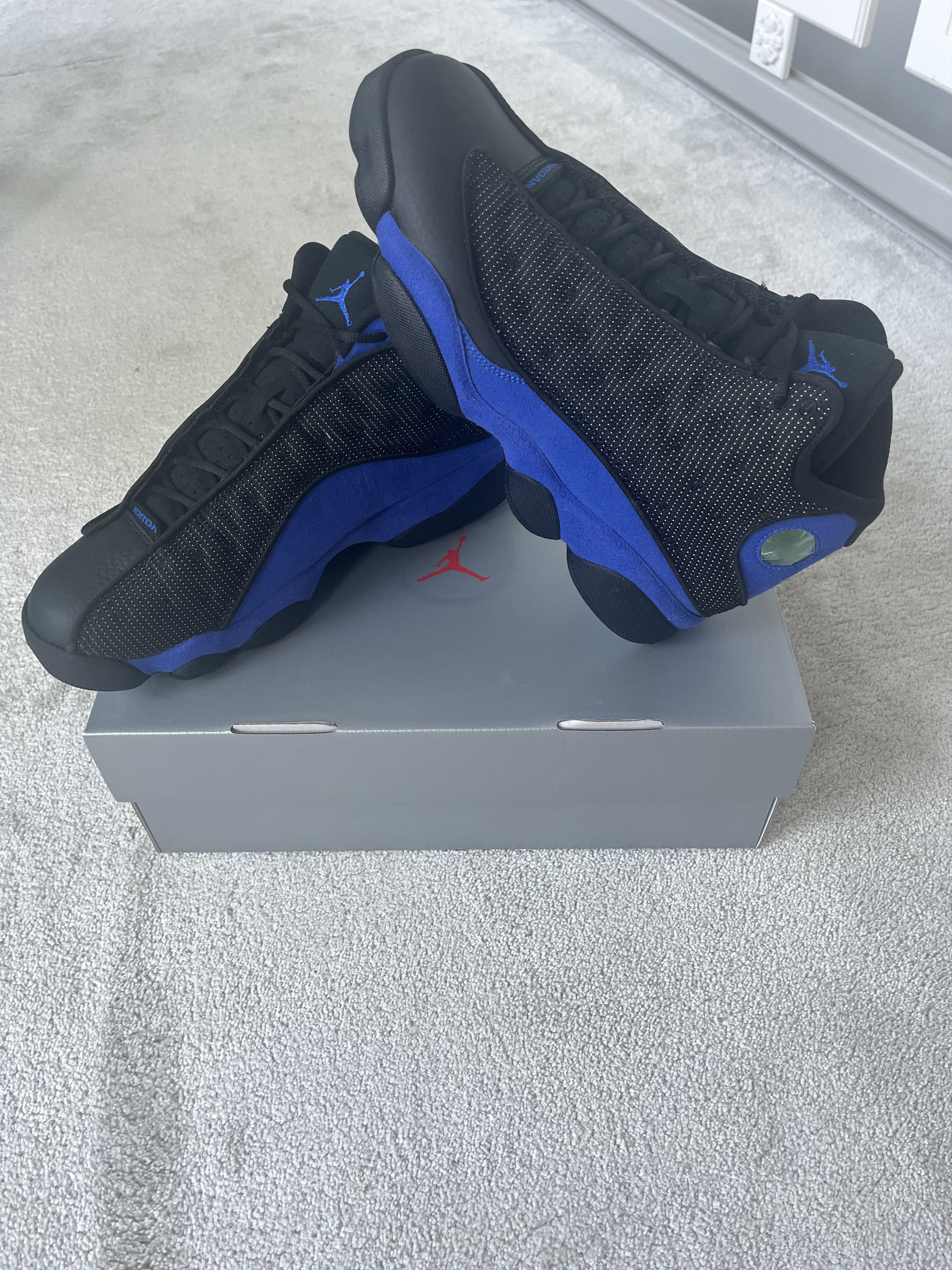 Nike Nike Air Jordan 13 Hyper Royal (Black) Size US 9 / EU 42 - 2 Thumbnail