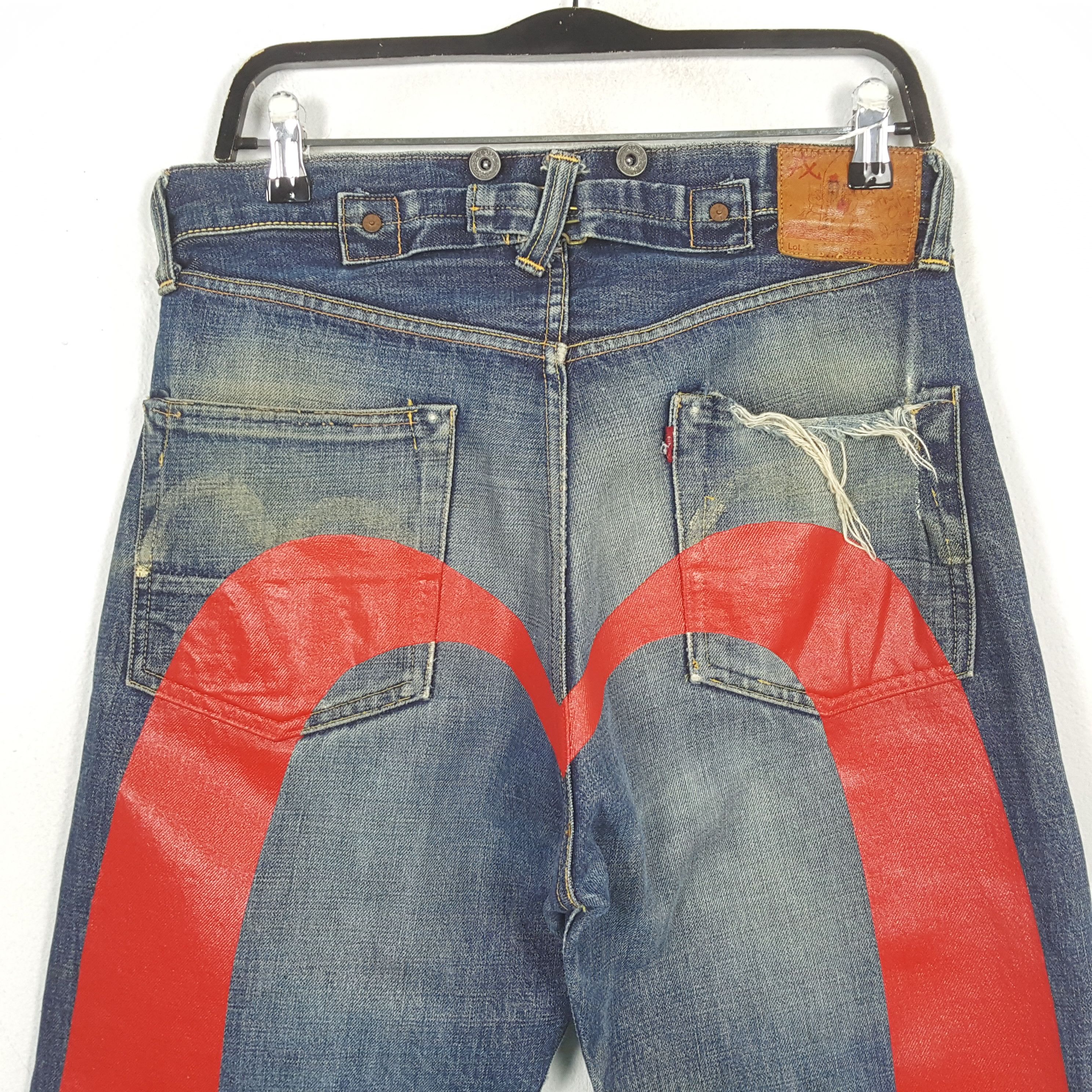 Evisu EVIS Japanese Brand Custom Daicock Jeans C280N20 Size US 31 - 2 Thumbnail