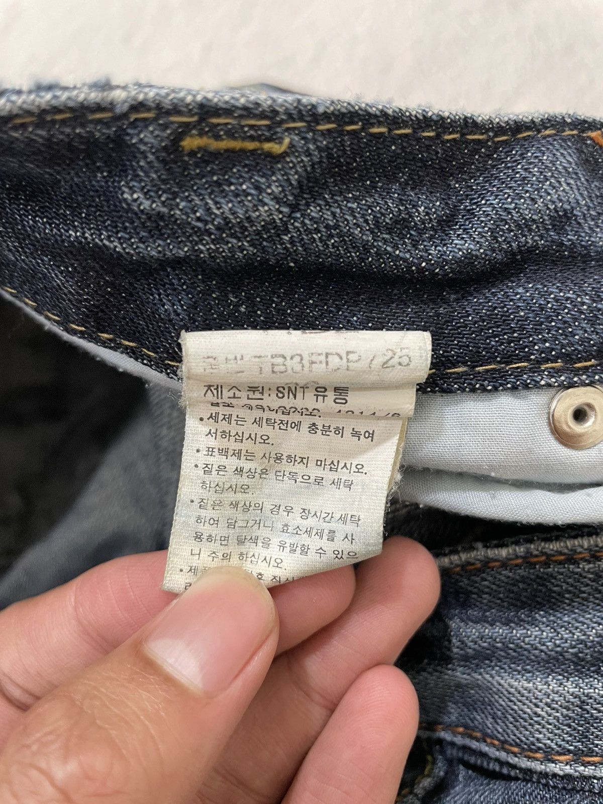 If Six Was Nine 2000s TB2 Rare Fading Denim Y2K Size 28" / US 6 / IT 42 - 7 Thumbnail