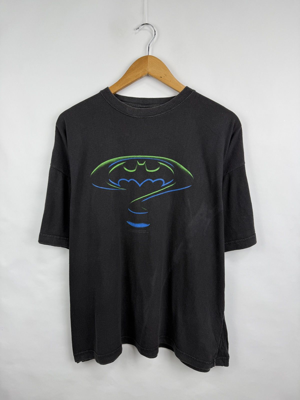 DC Comics 🇺🇸 Vintage 1995 Batman The Dark Knight Joker T-Shirt DC Comic Size US XL / EU 56 / 4 - 2 Thumbnail