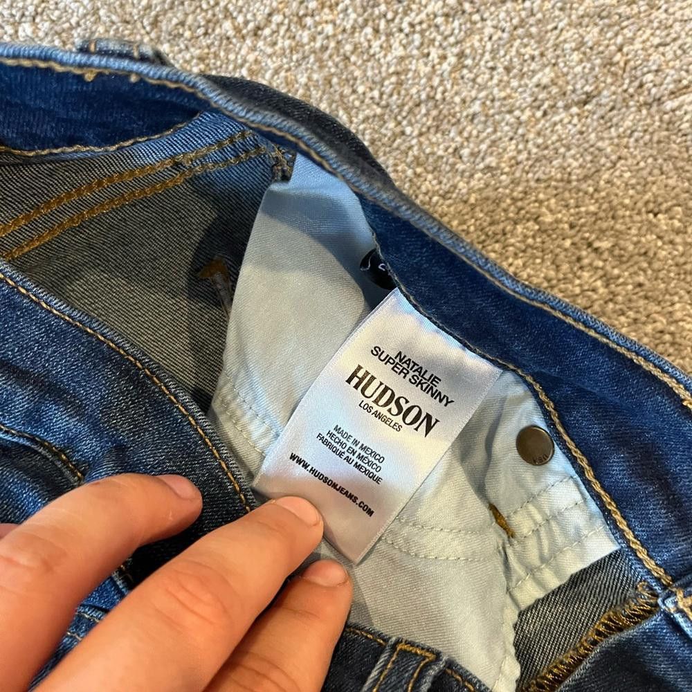 Designer Hudson Natalie super skinny jeans Size 27" / US 4 / IT 40 - 5 Thumbnail