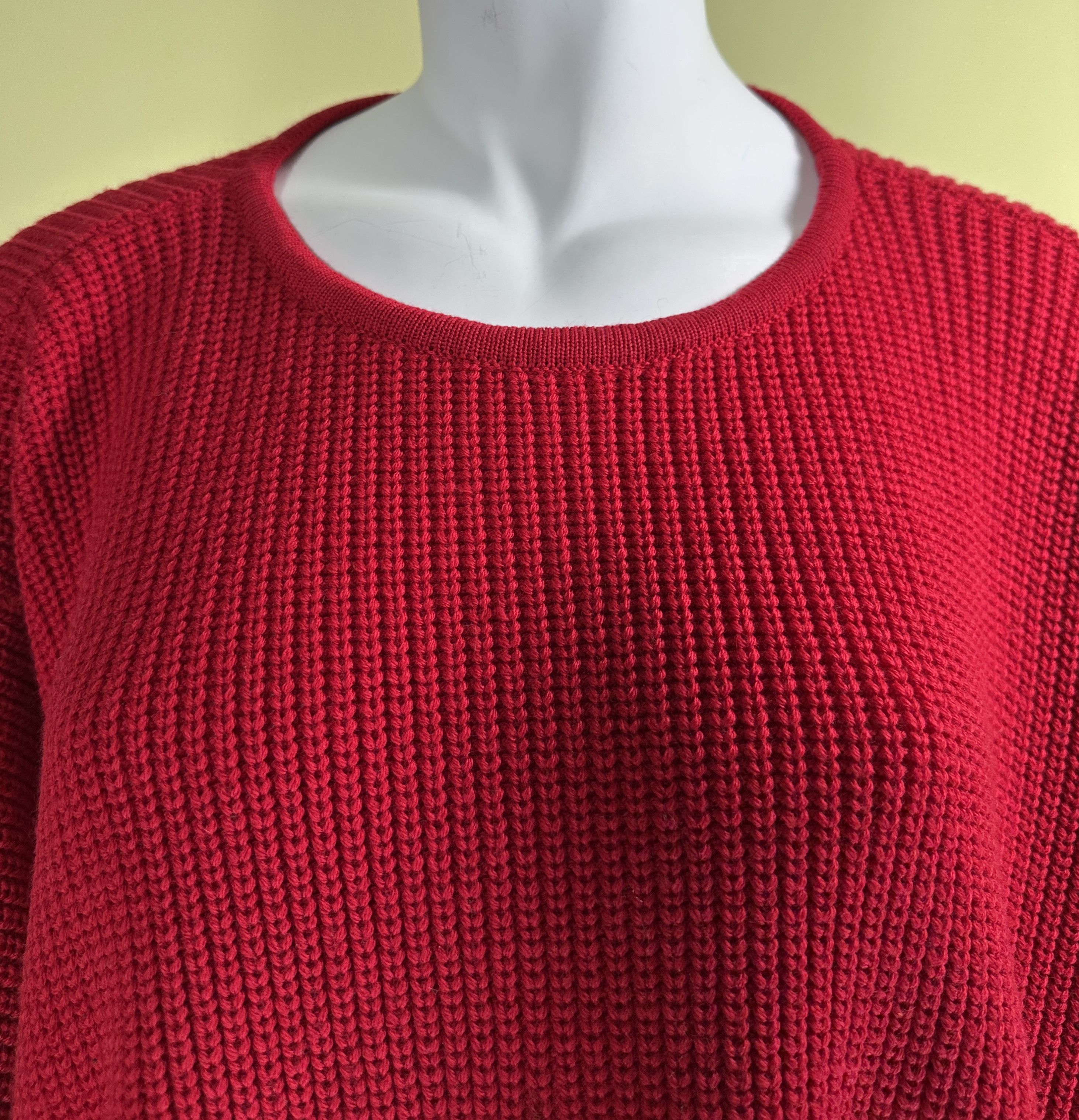 Ivan Grundahl Red Merino Wool Jumper Size M / US 6-8 / IT 42-44 - 5 Thumbnail