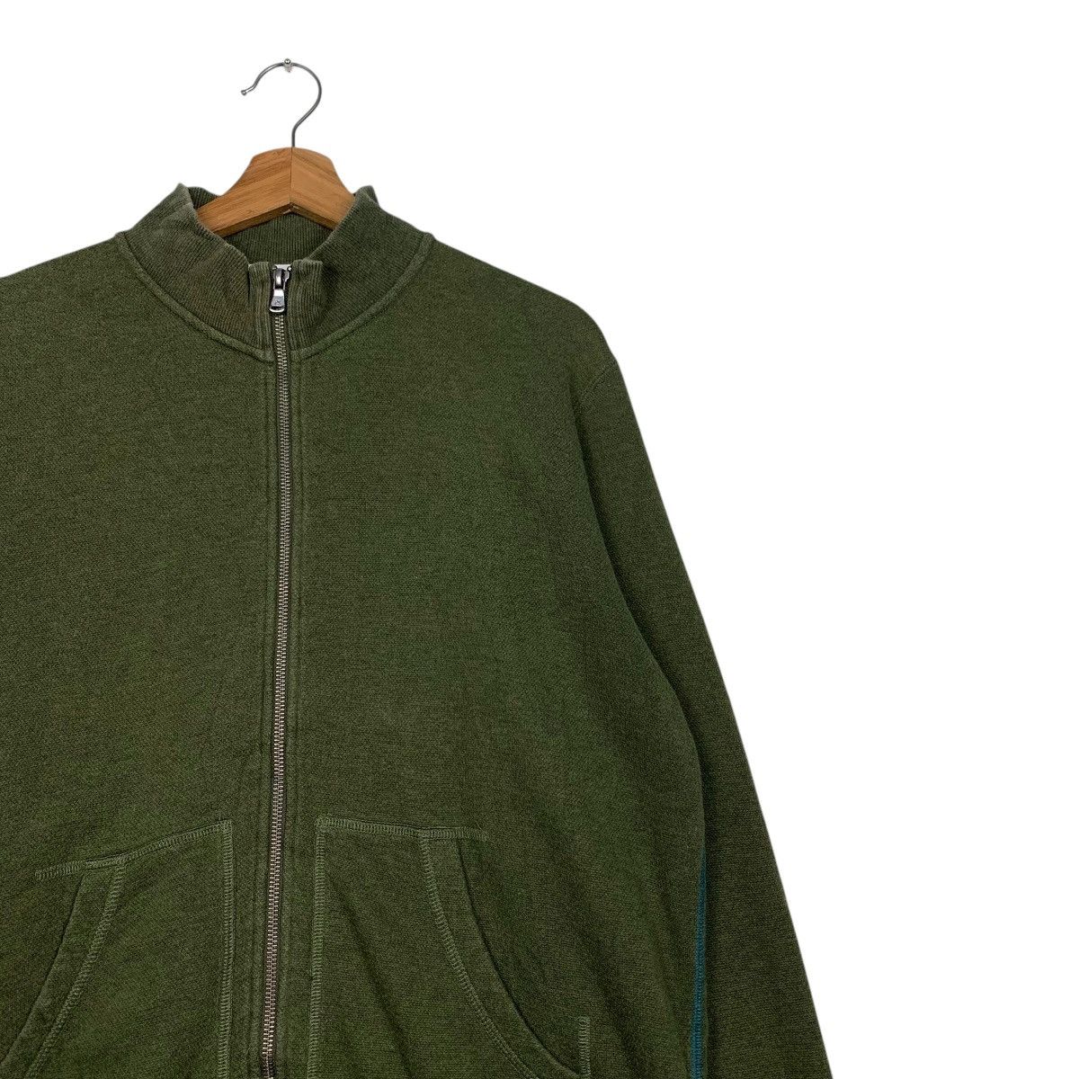 Paul Smith PAUL SMITH Turtleneck Green Zipper Sweater #2208-C97 Size US L / EU 52-54 / 3 - 5 Thumbnail