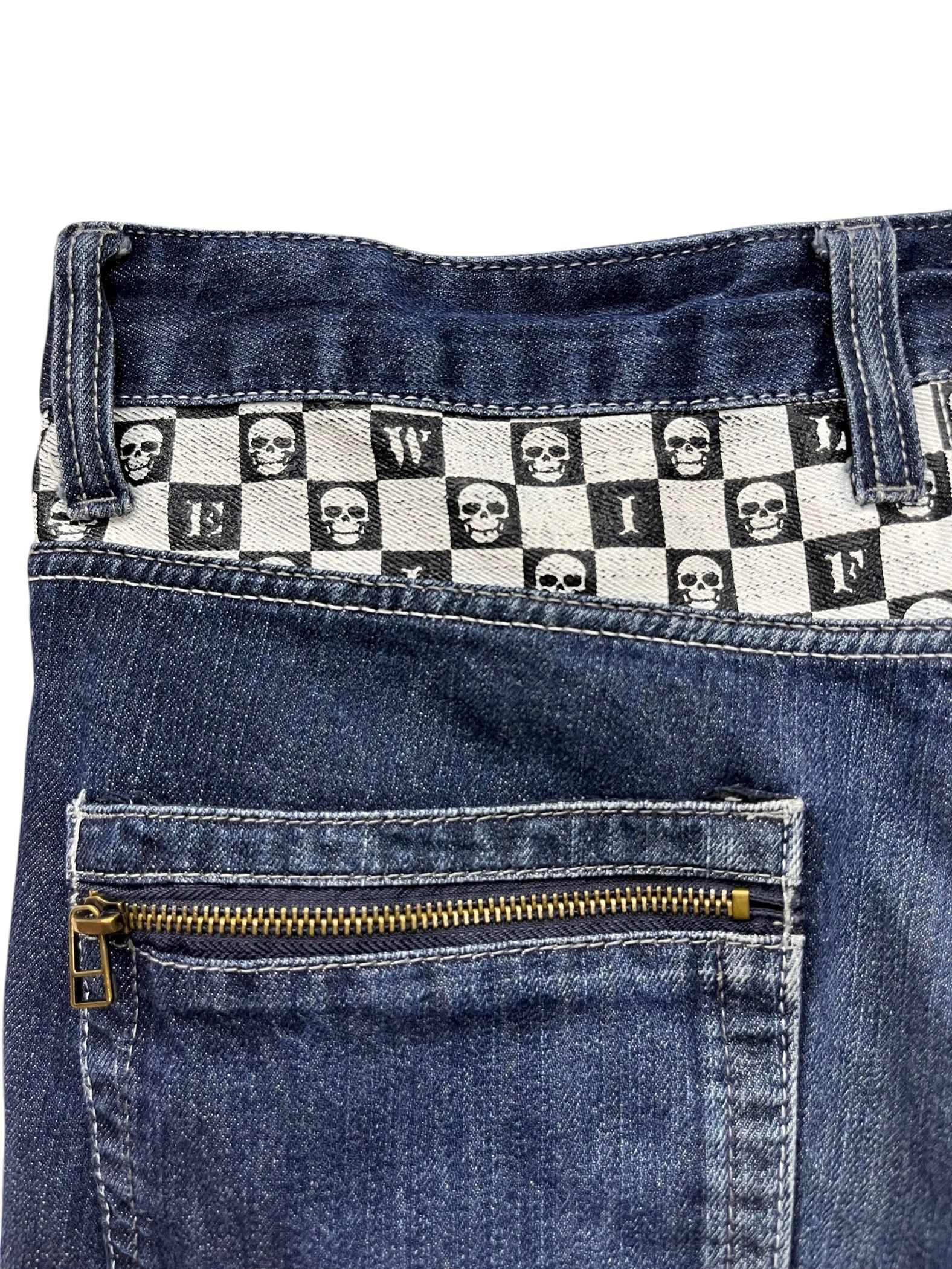 Seditionaries WILD LIFE Punk! Embroidery Skulls Inspired by Number (N)ine Size US 32 / EU 48 - 8 Thumbnail