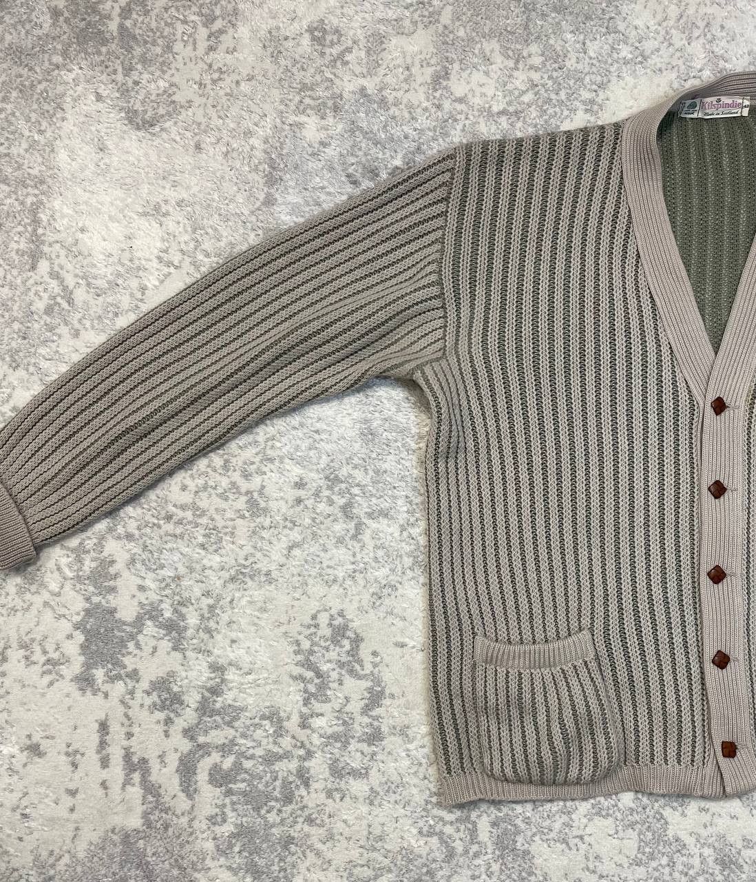 Other Vintage Kilspindie Knitted Cardigan Scotland Wool Size L / US 10 / IT 46 - 3 Thumbnail