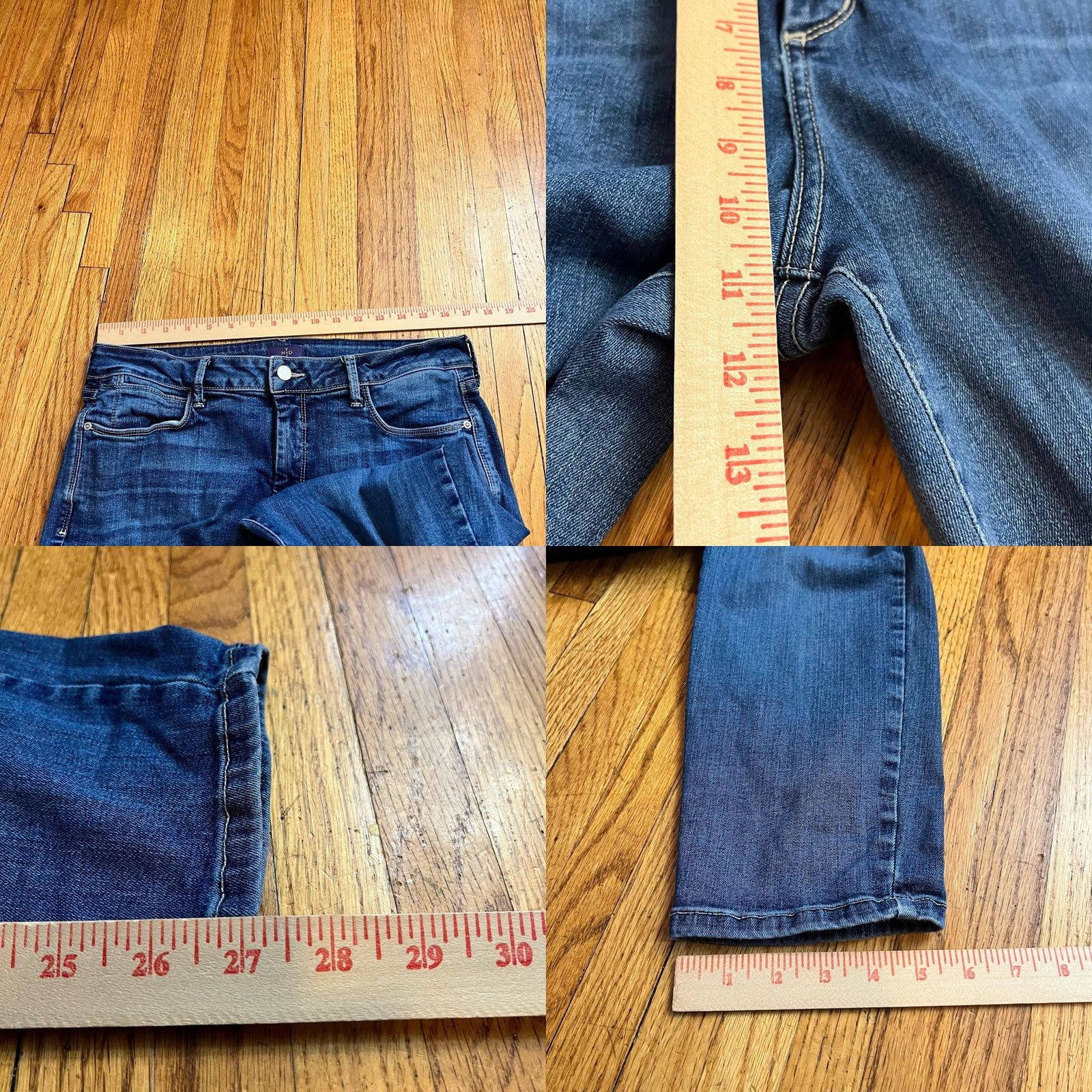 NYDJ NYDJ Jeans Womens 14 Clarissa Ankle High Rise Blue Denim Jeans 34x27 Womens Size 36" / US 14 / IT 50 - 8 Thumbnail