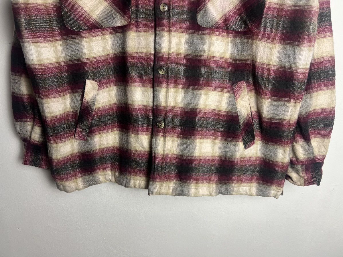 Vintage Ralph Eton Vintage Quilt Plaid Flannel Jacket Size US L / EU 52-54 / 3 - 5 Thumbnail