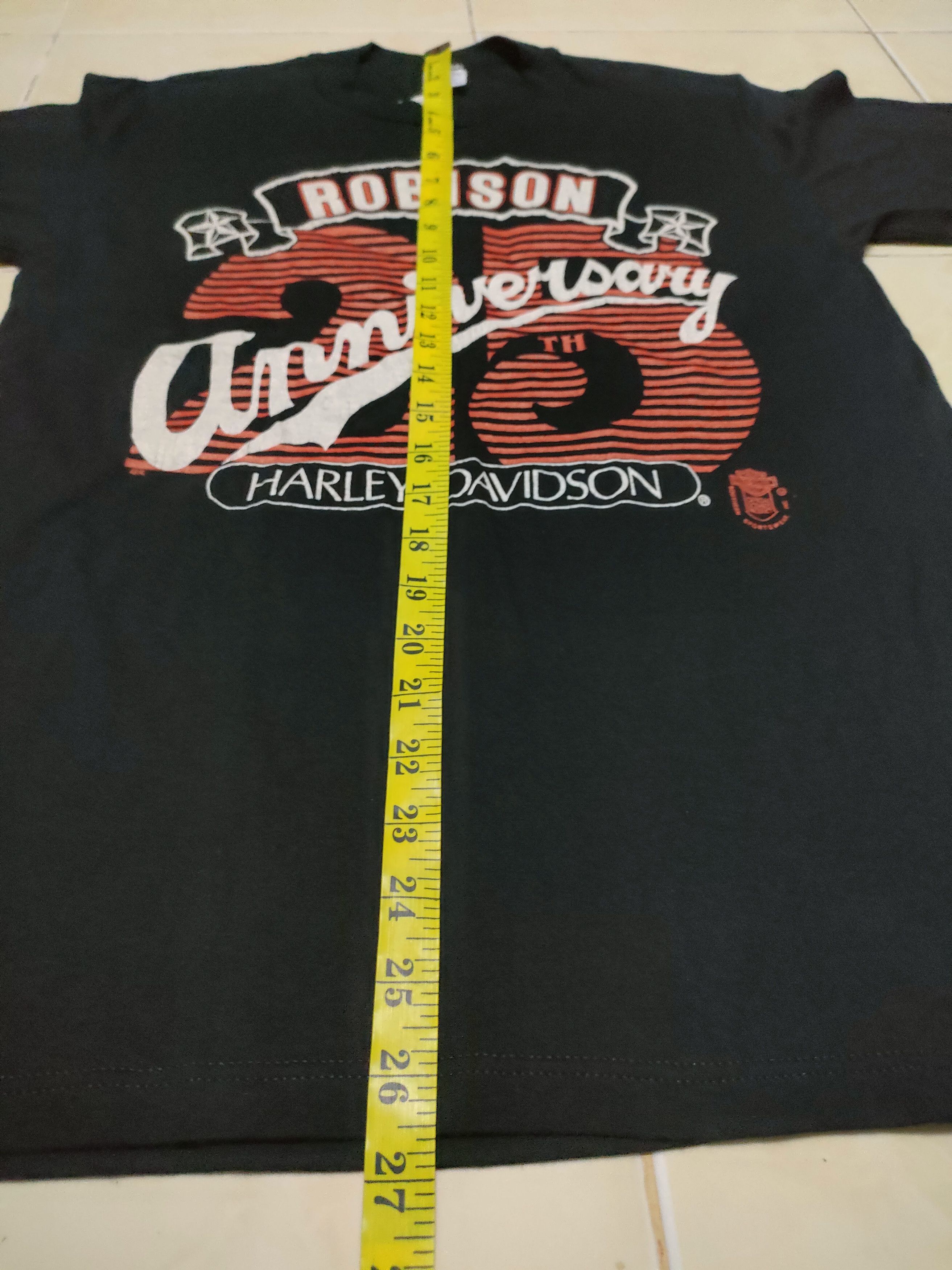 Harley Davidson × Vintage Vintage Harley Davidson Robinson Bike Week 3D Emblem T-Shirt Size US M / EU 48-50 / 2 - 5 Thumbnail