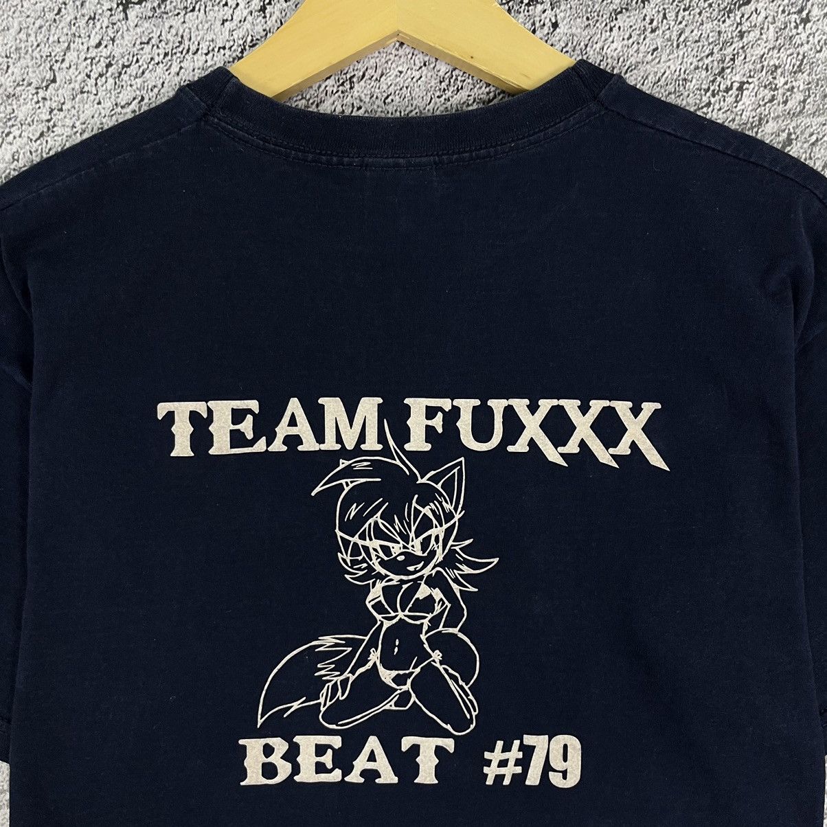 Fruit Of The Loom × Vintage 👽VINTAGE👽 Beat 79 Team Fuxxx Dark Blue Humor Tee Size US M / EU 48-50 / 2 - 1 Thumbnail
