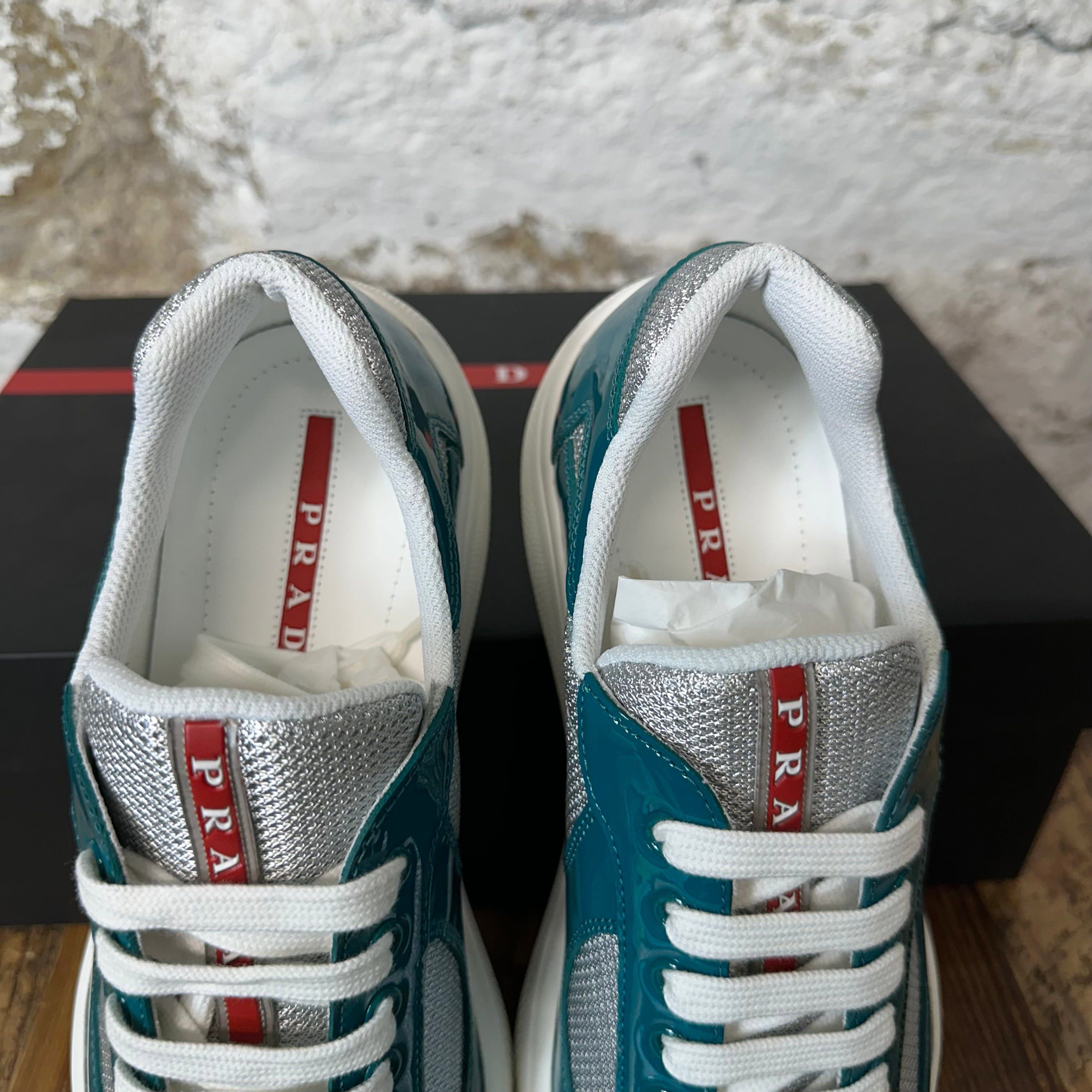 Prada Prada Americas Cup Laguna Patent Sneaker Size 7 NEW Size US 7 / EU 40 - 4 Thumbnail