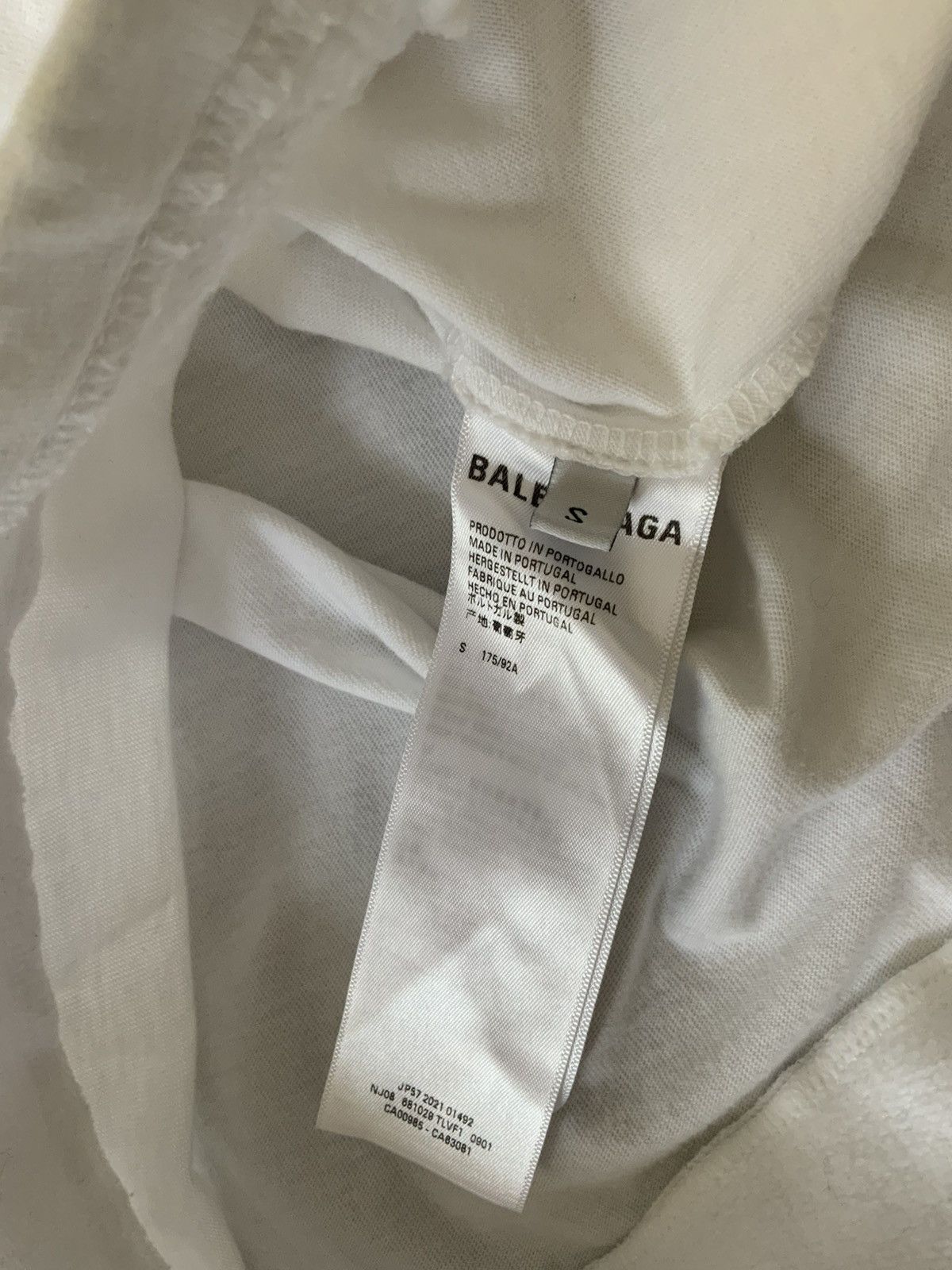 Balenciaga BALENCIAGA OVERSIZED LOGO LAYERED SHIRT HOODIE Size US M / EU 48-50 / 2 - 4 Thumbnail
