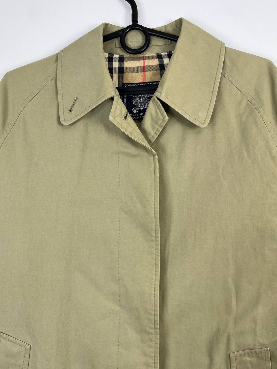 Burberry Vintage Burberrys Trench Coat Made in England Nova Check L Size US L / EU 52-54 / 3 - 3 Thumbnail