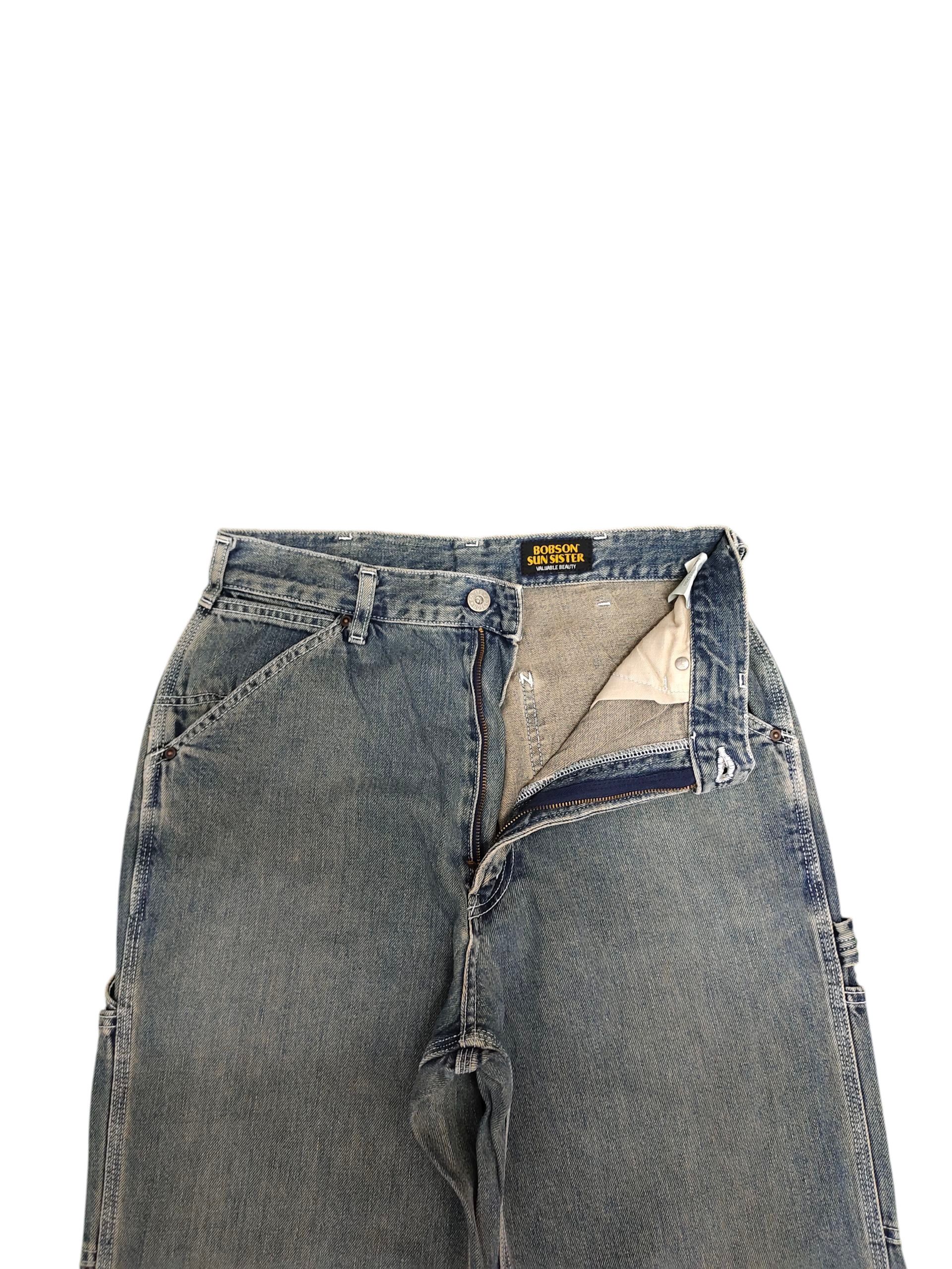 Hysteric Glamour Vintage 90s Bobson Carpenter Wide Loose Denim Pants Size US 29 - 9 Thumbnail